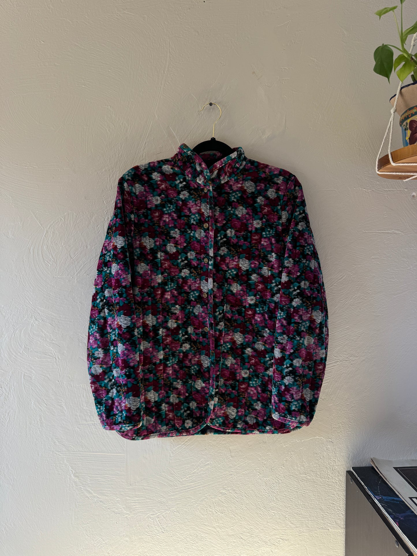 1960s Velvet Floral Jacket