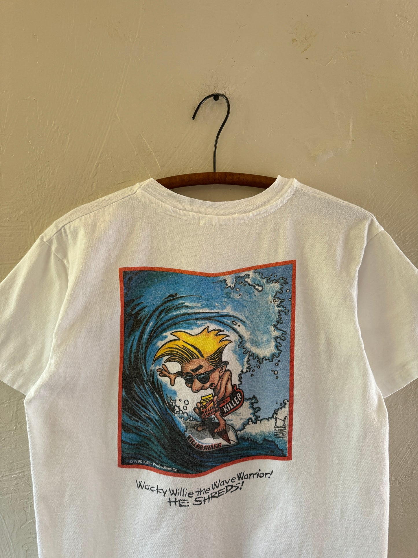 1990s Wacky Willie Killer Shake Surfing T-Shirt