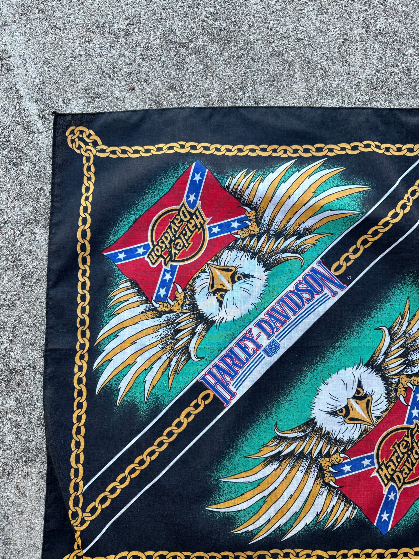 1990s Harley Davidson Bandana (8)