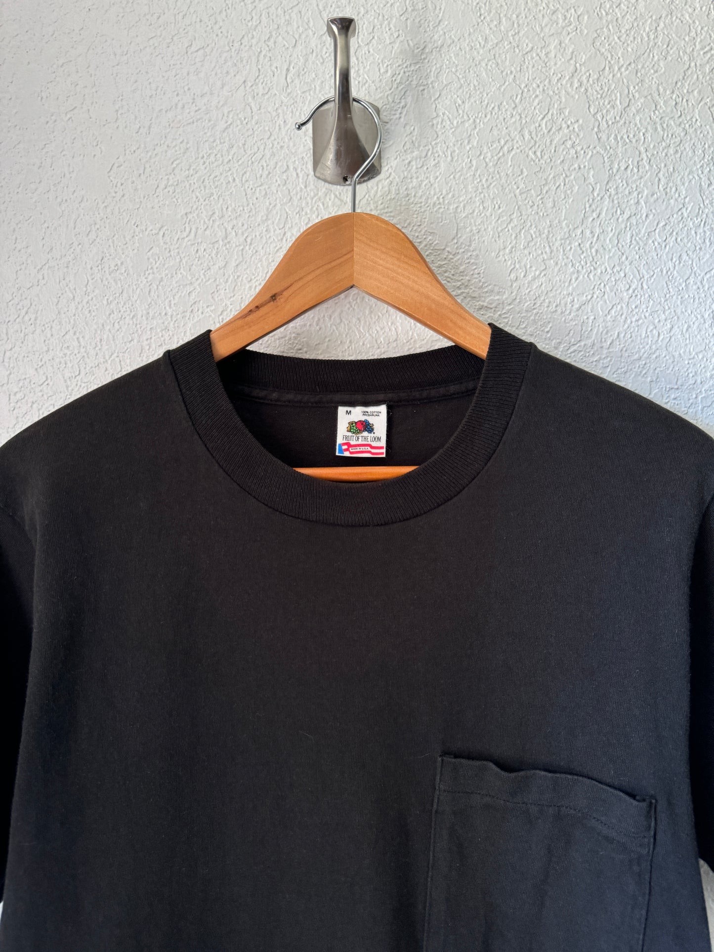 1990s Black Pocket T-Shirt