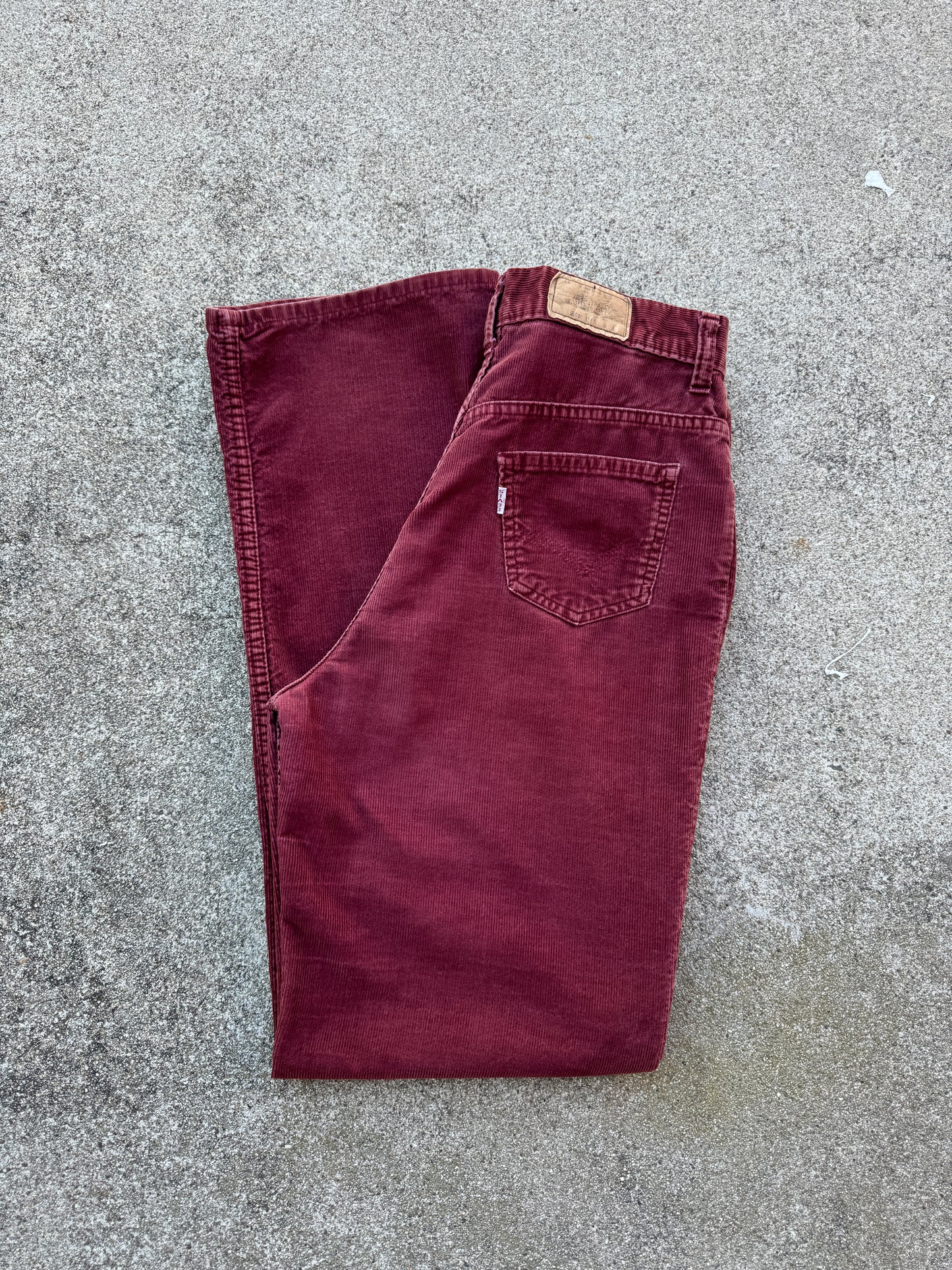 1970s Big “E” Levis Corduroy High Waisted Loose Pants