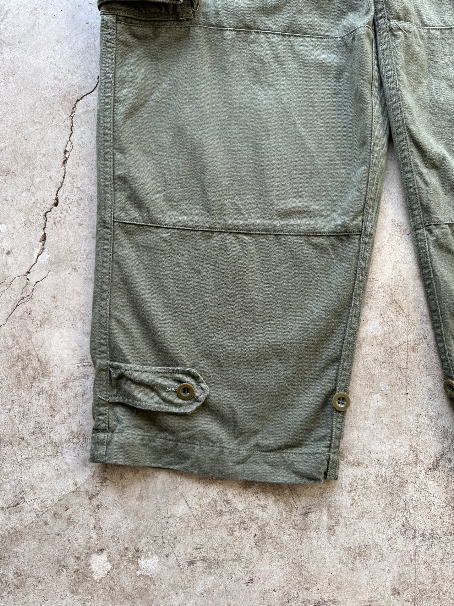 1950/60s French Military HBT Cargo Pants