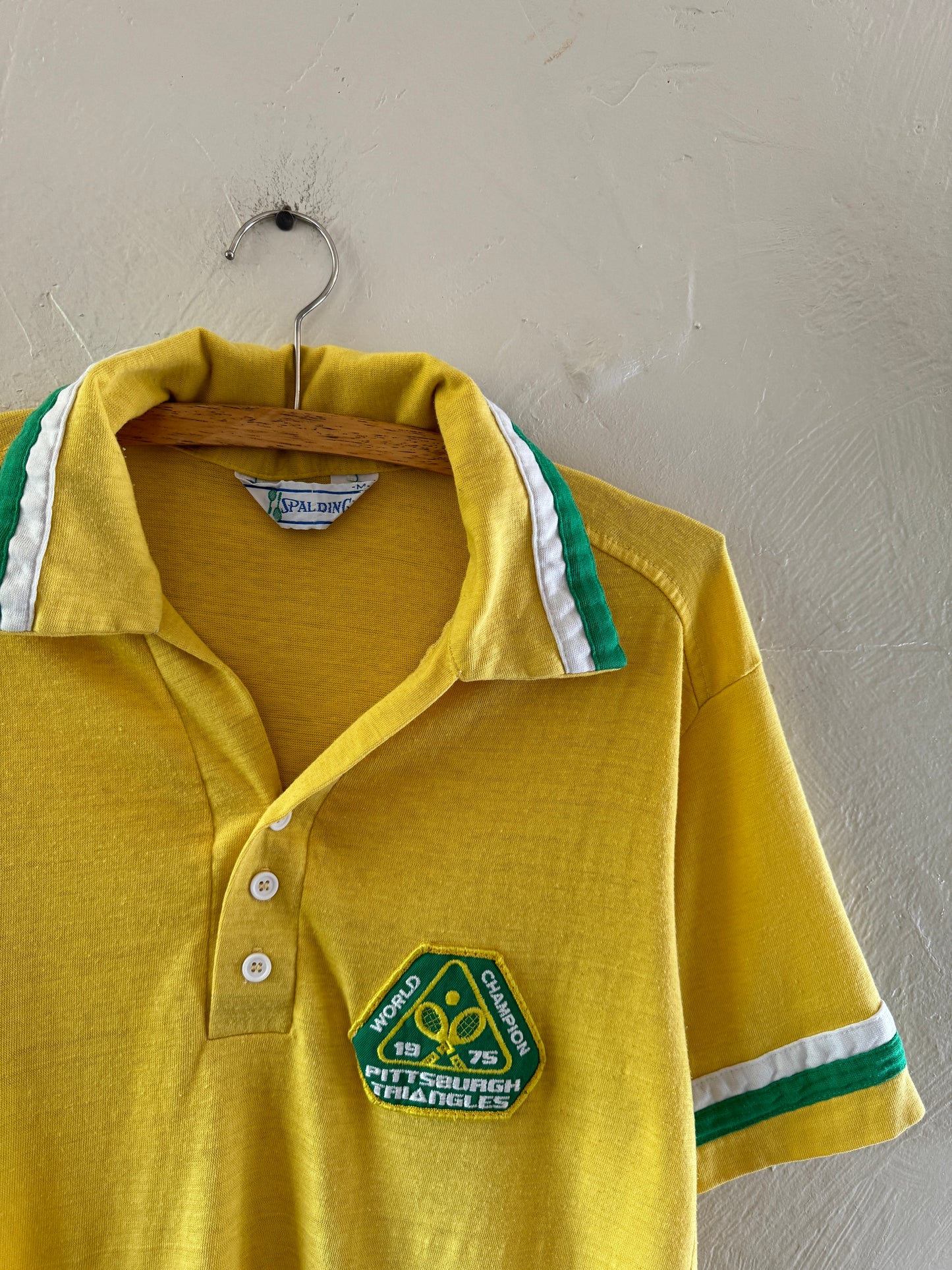 1970s Spalding Tennis Championship Polo T-Shirt