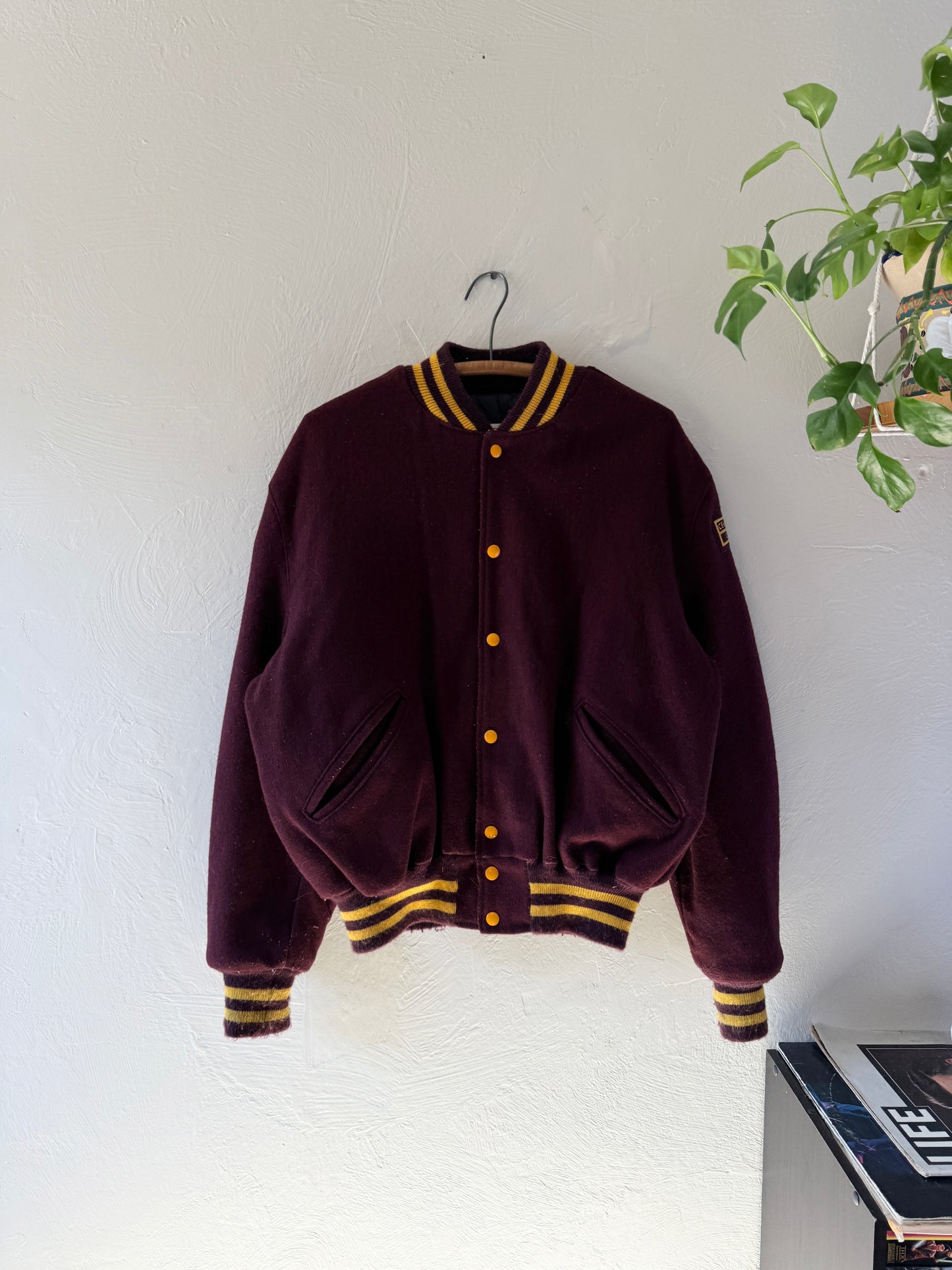 1990s Central Michigan University Marching Band Varsity Jacket