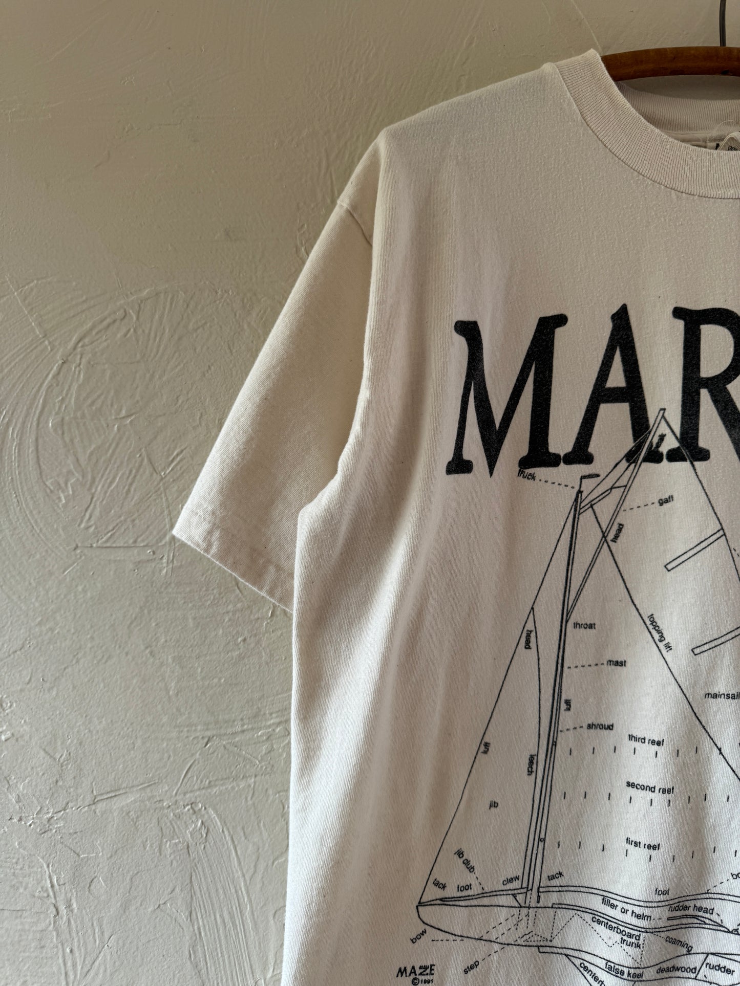 1990s Marina Sailboat T-Shirt