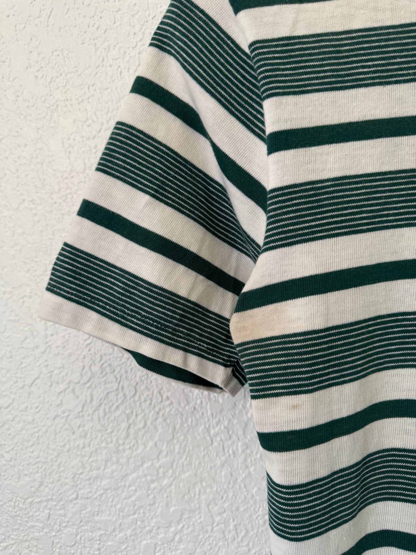 Vintage Striped Green T-Shirt