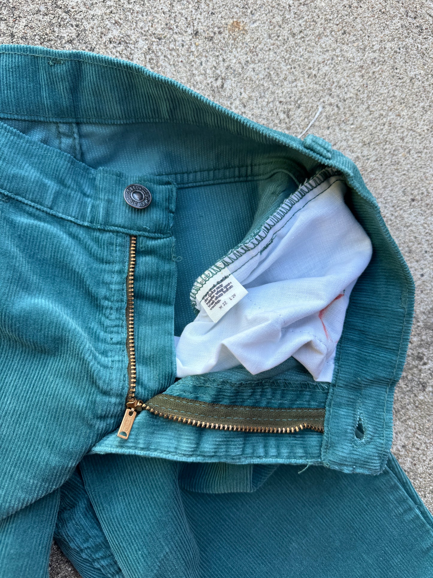 1970s Levis Corduroy Bell Bottom Flared Pants