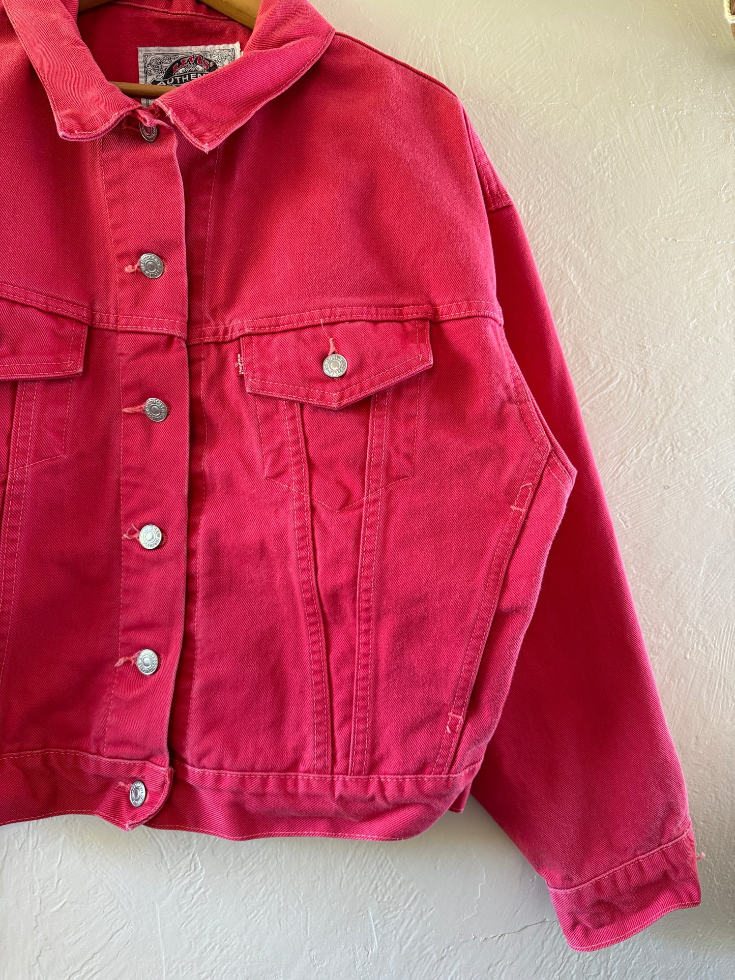 1990s Levis Cropped Trucker Denim Jacket