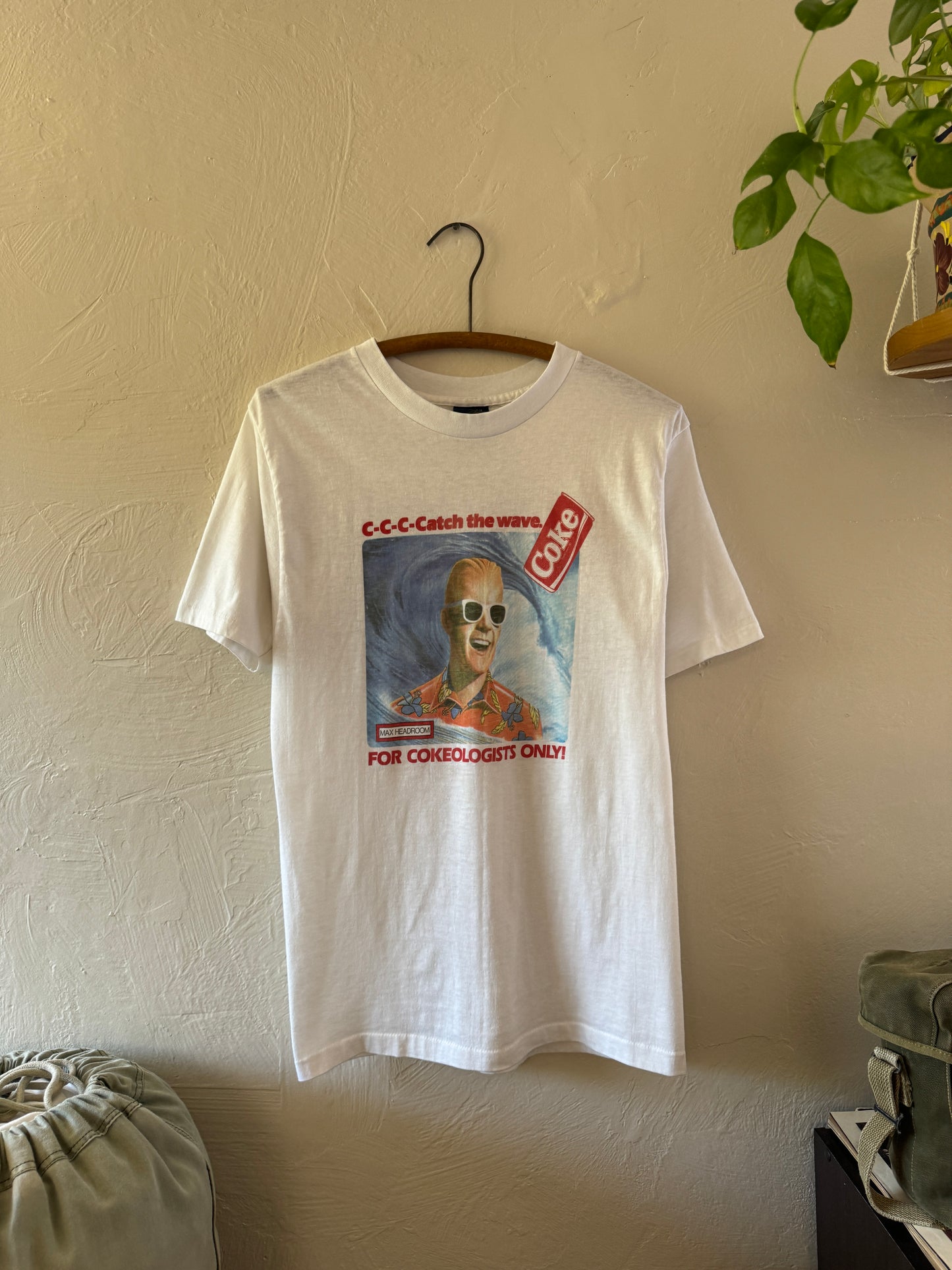 1980s Coca-Cola Catch the Weave Max Headroom T-Shirt