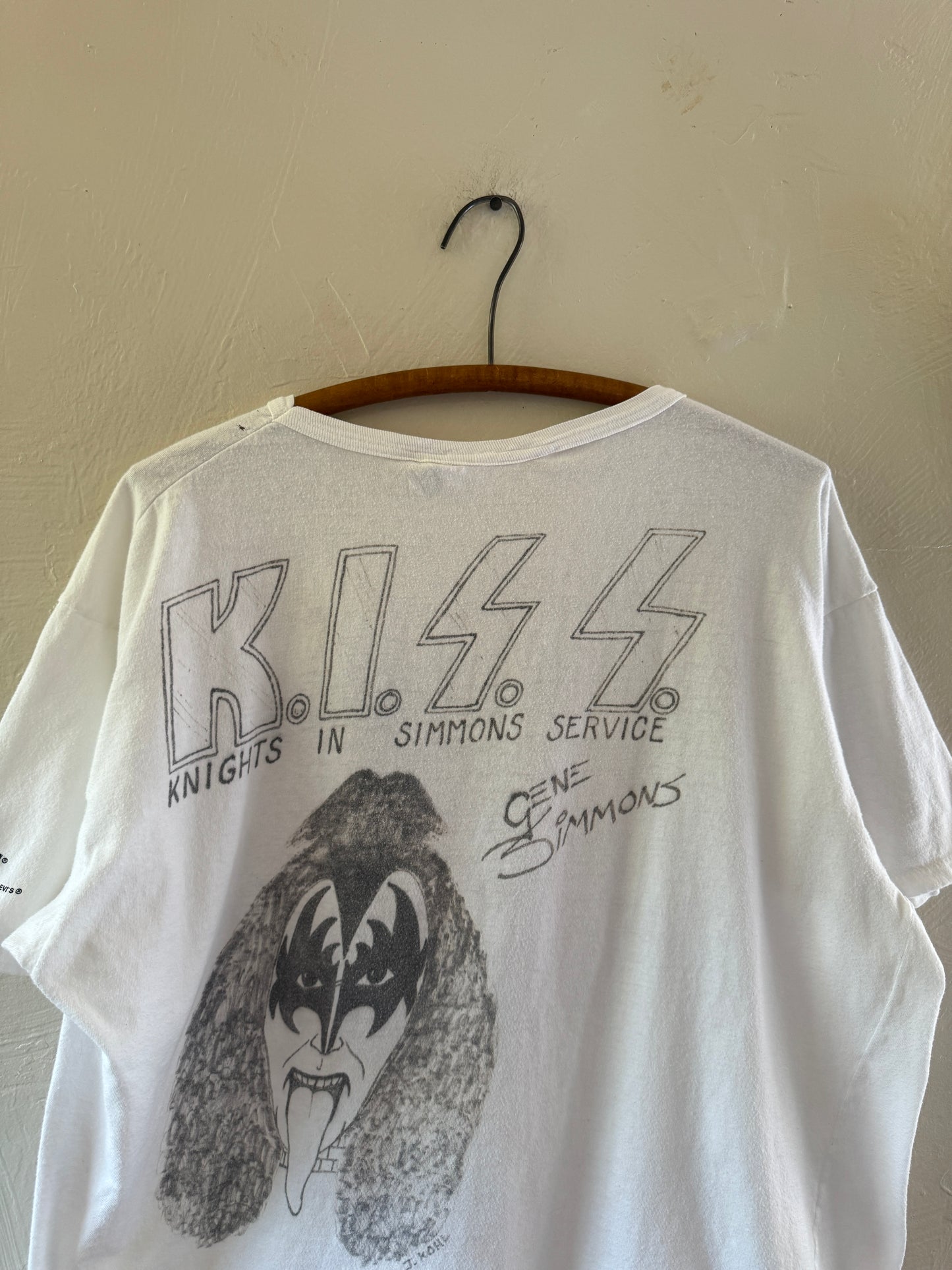 1980/90s Kiss Band Pocket T-Shirt