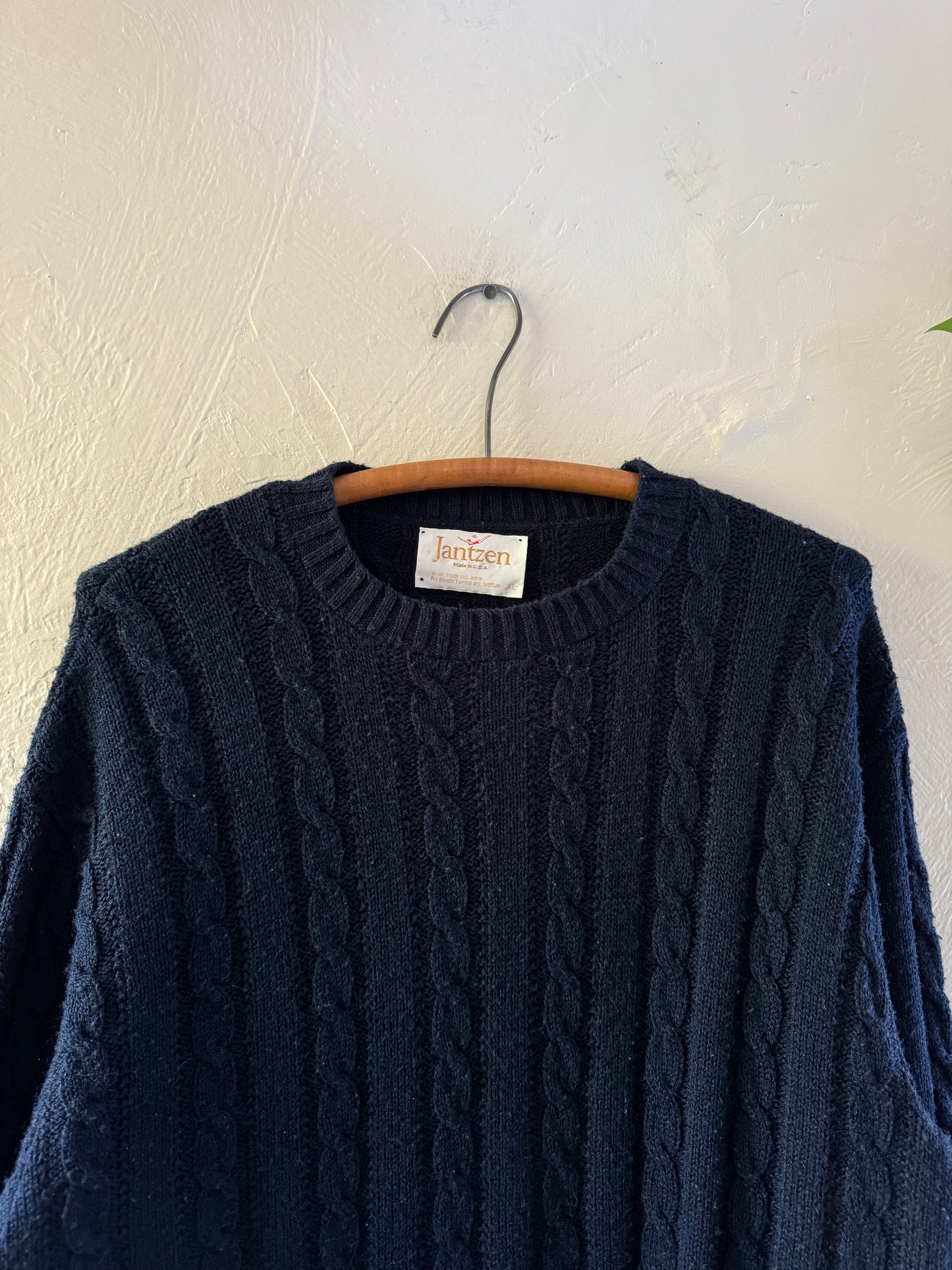 1970s Jantzen Cable Knit Sweater