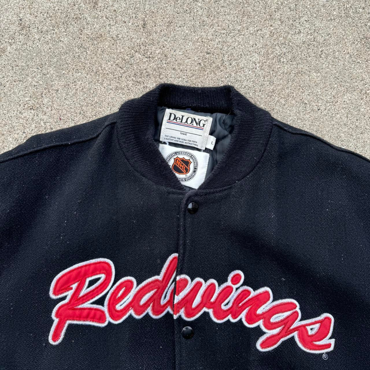 Vintage DeLong Redwings Varsity Jacket