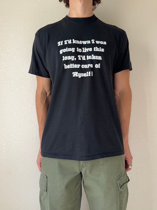 1980s Parody Quote Life Thin T-Shirt