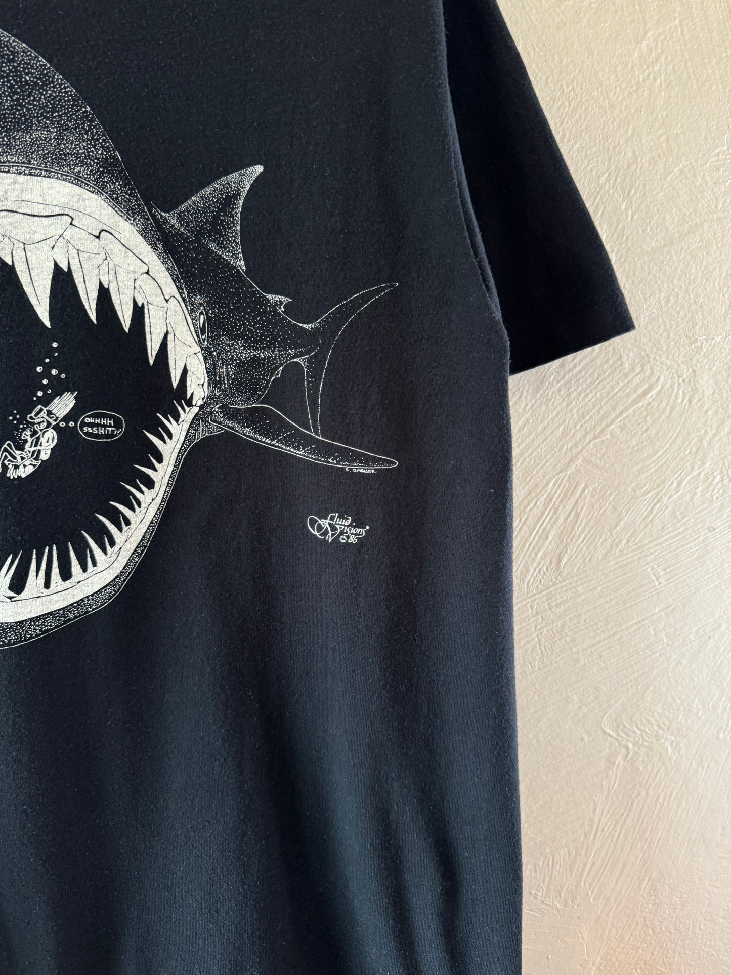 1980s Shark Parody T-Shirt