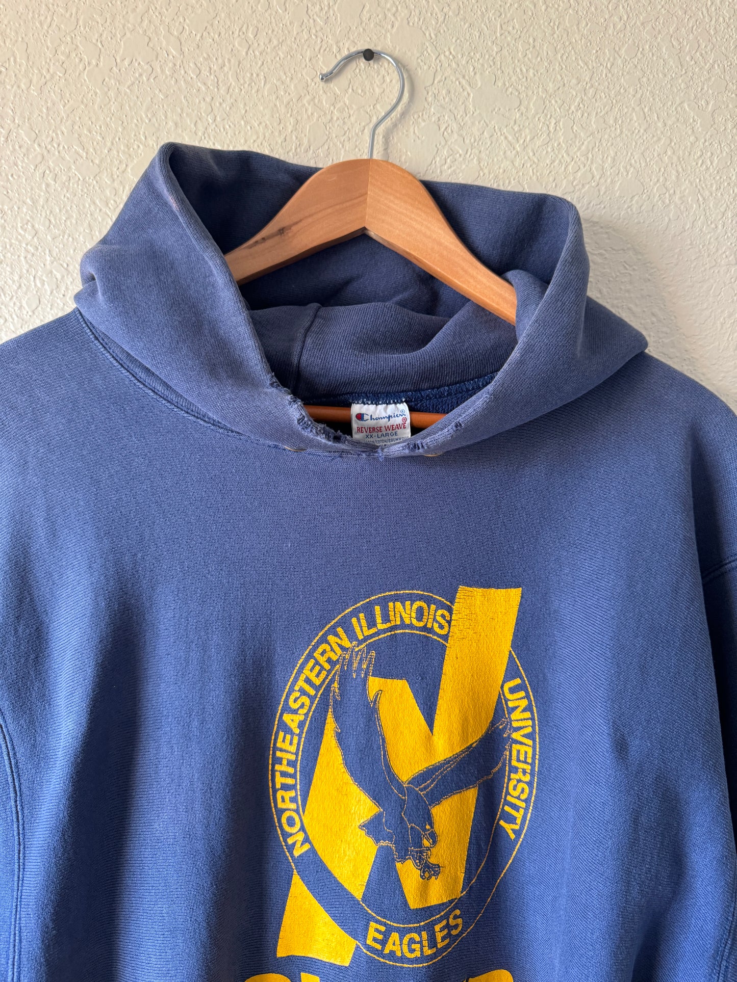 1990s Champion Reverse Weave Northeastern Illinois University Hoodie