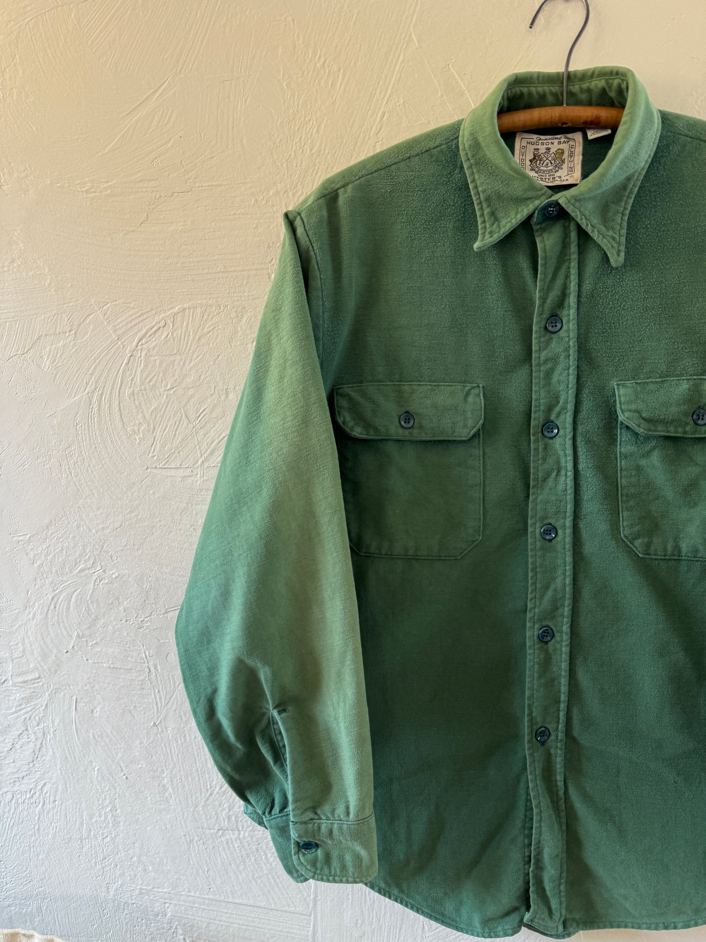 1970s Hudson Bay Outdoors Button Up Flannel