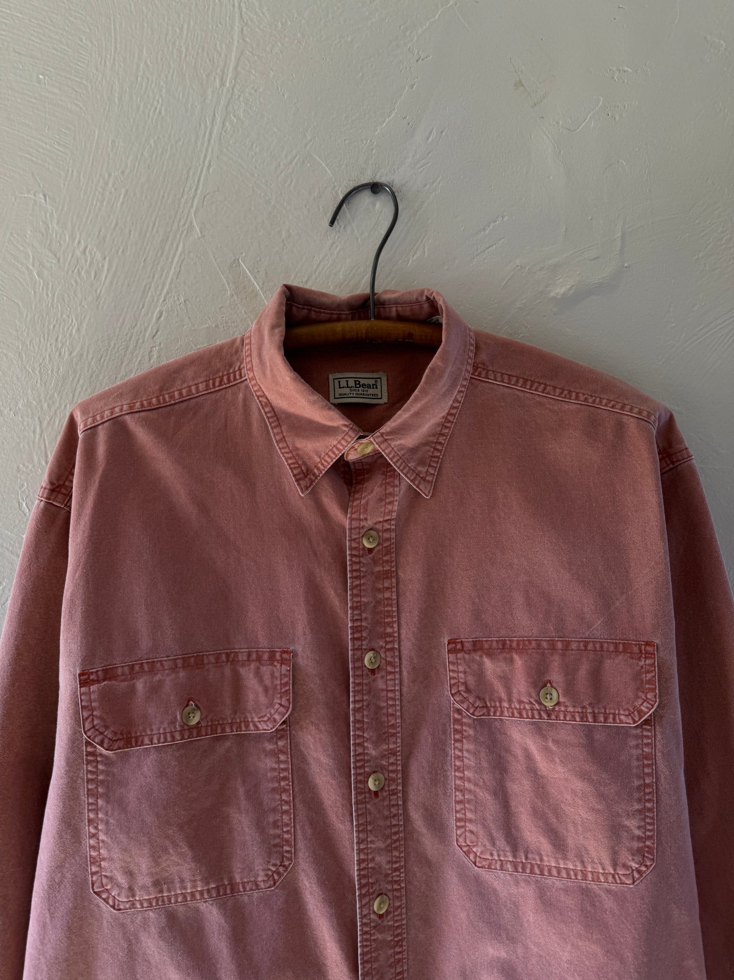 1970/80s LL Bean Burgundy Button Down Shirt