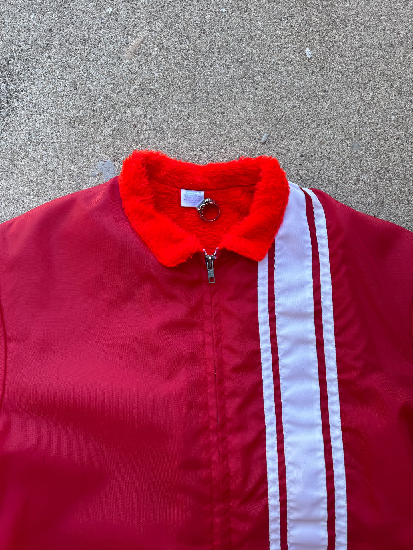 1980s Racing Fleece Lined Jacket