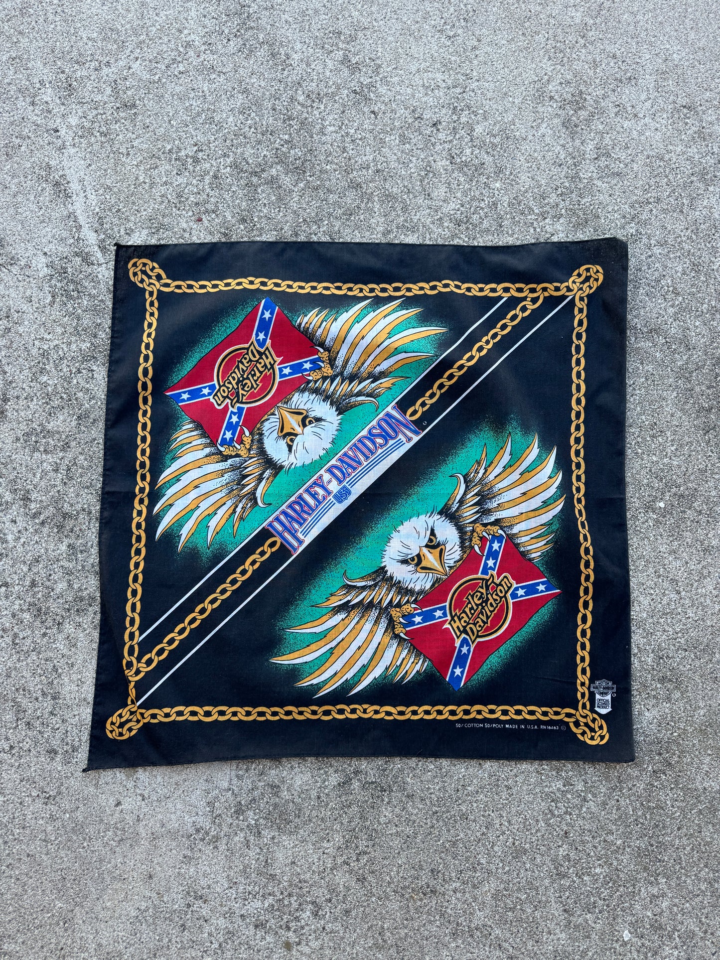 1990s Harley Davidson Bandana (8)