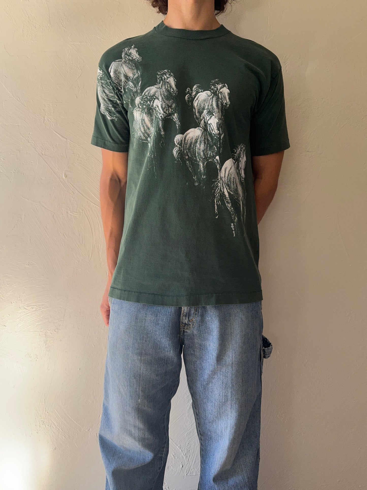 1990s Wrap Around Horses T-Shirt