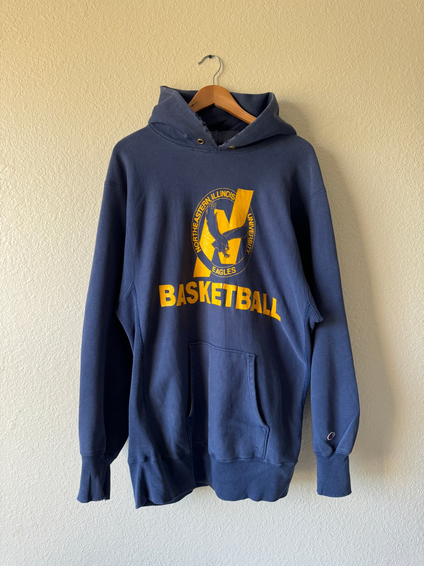 1990s Champion Reverse Weave Northeastern Illinois University Hoodie