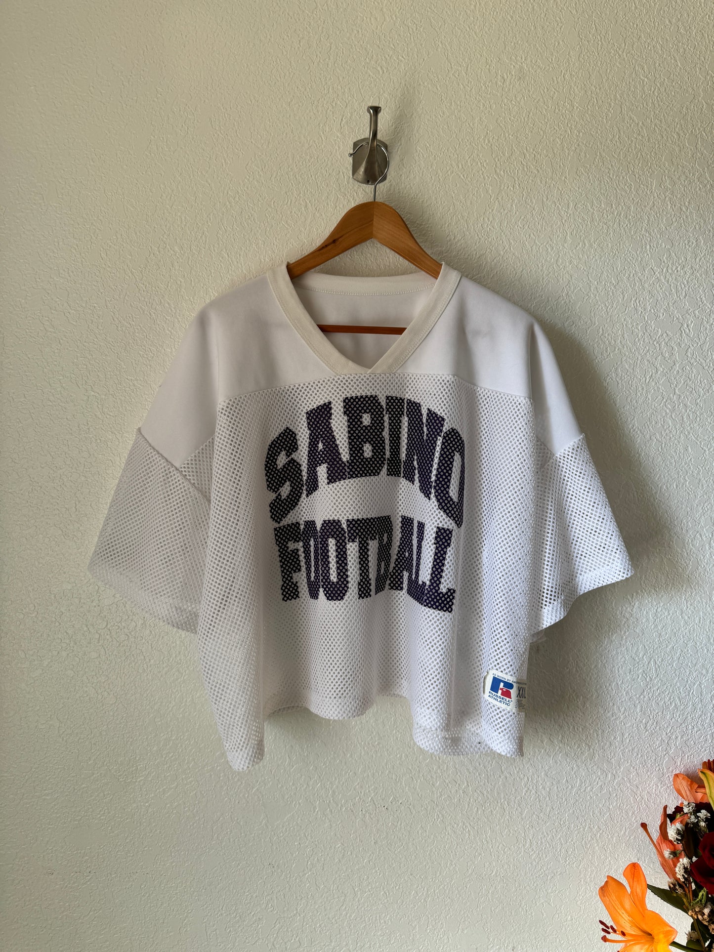 1990s Russell Athletic Mesh Football Jersey