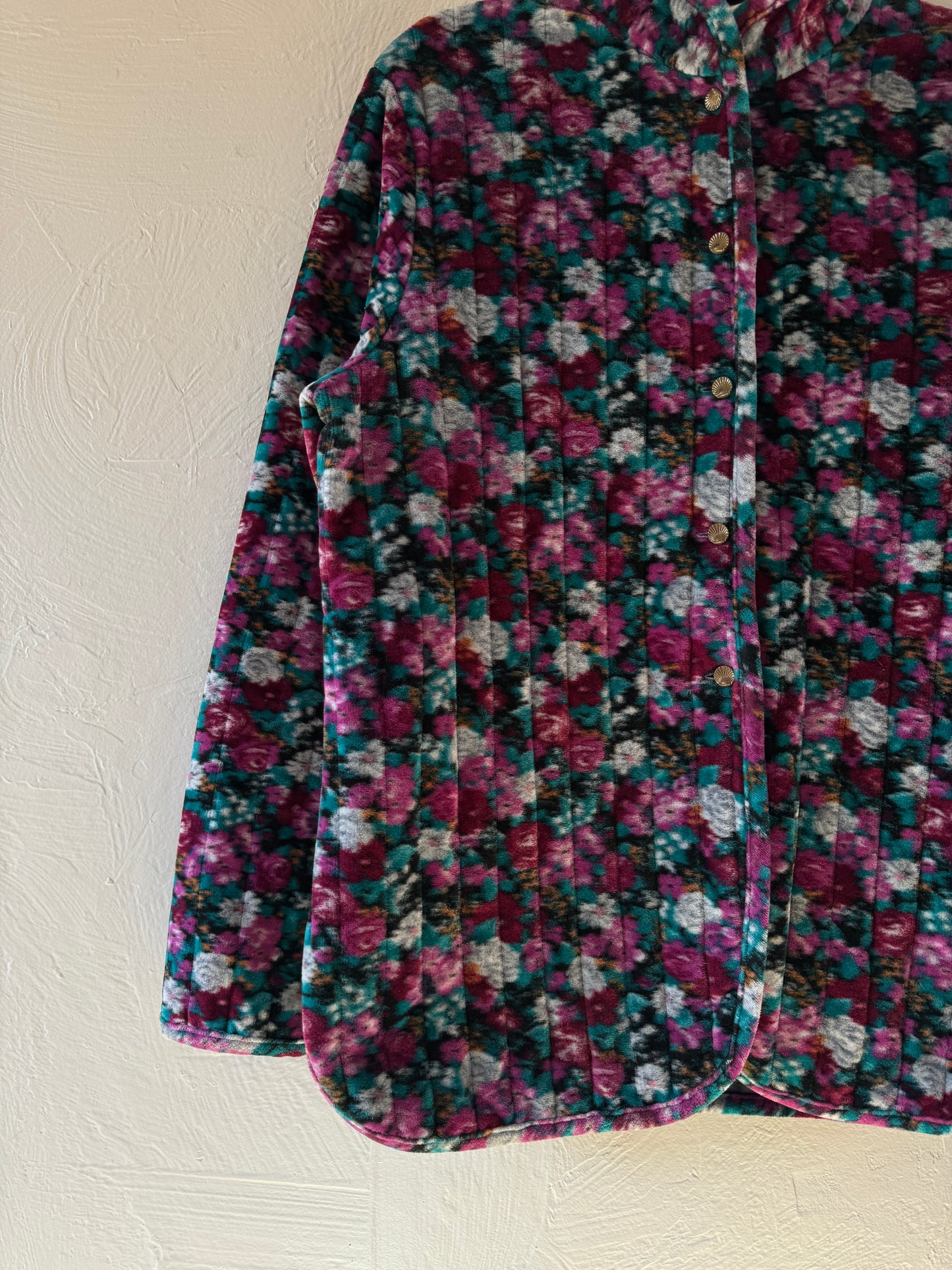 1960s Velvet Floral Jacket