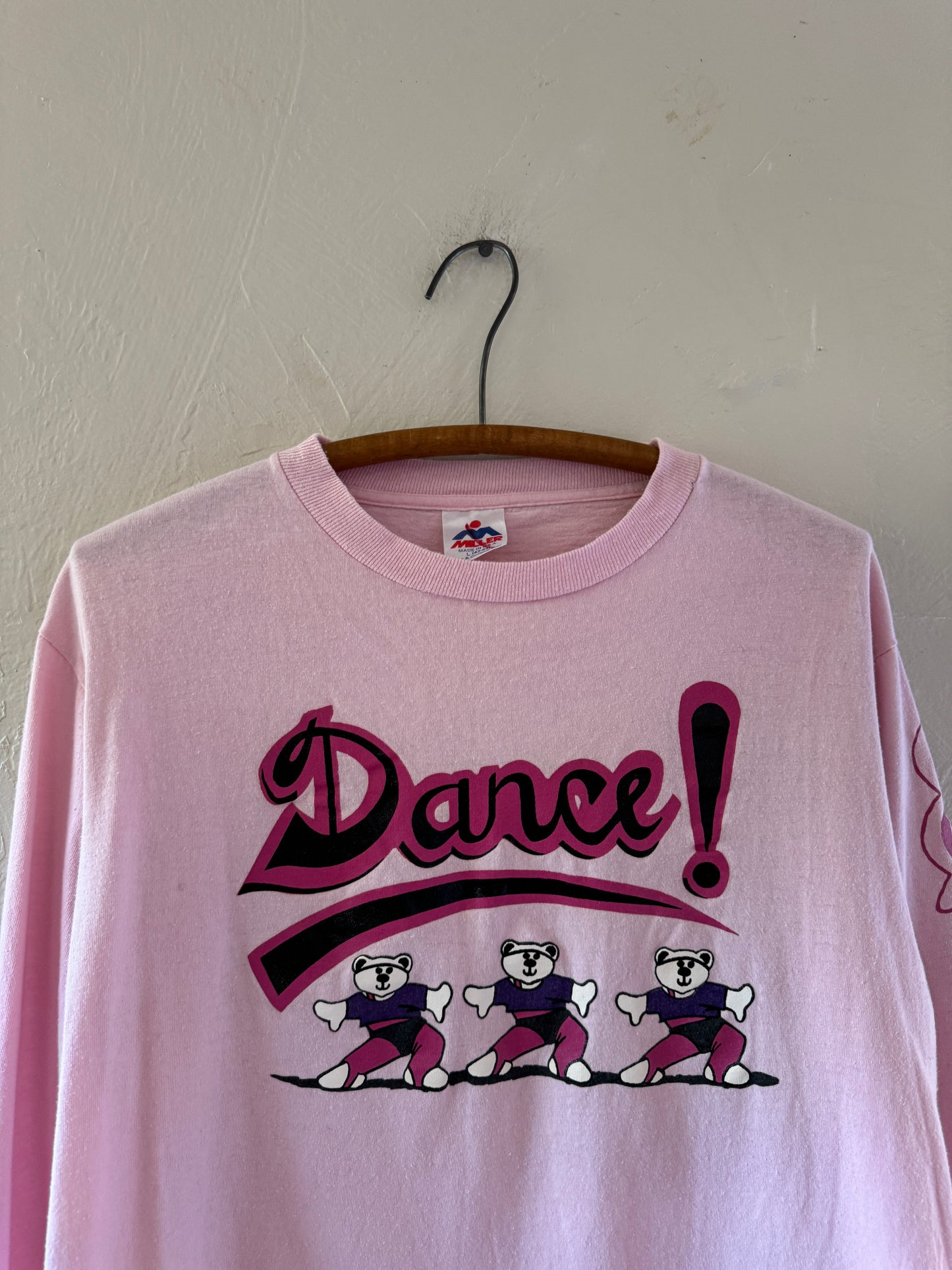 1980s Dancing Bears Dance Showtime Long Sleeve T-Shirt