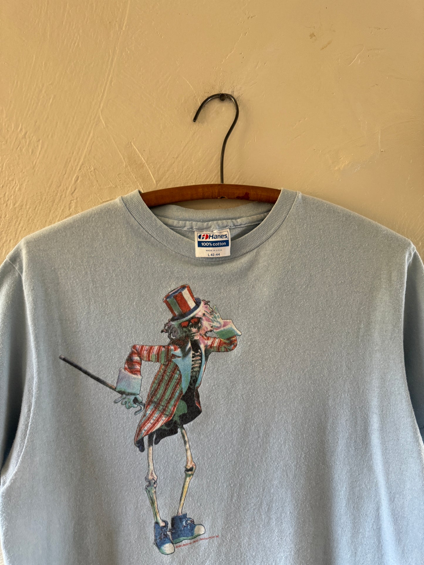 1980s Grateful Dead Band Skeleton Man T-Shirt