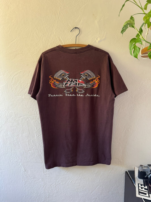 1990s No Fear Burnin’ From The Ride T-Shirt