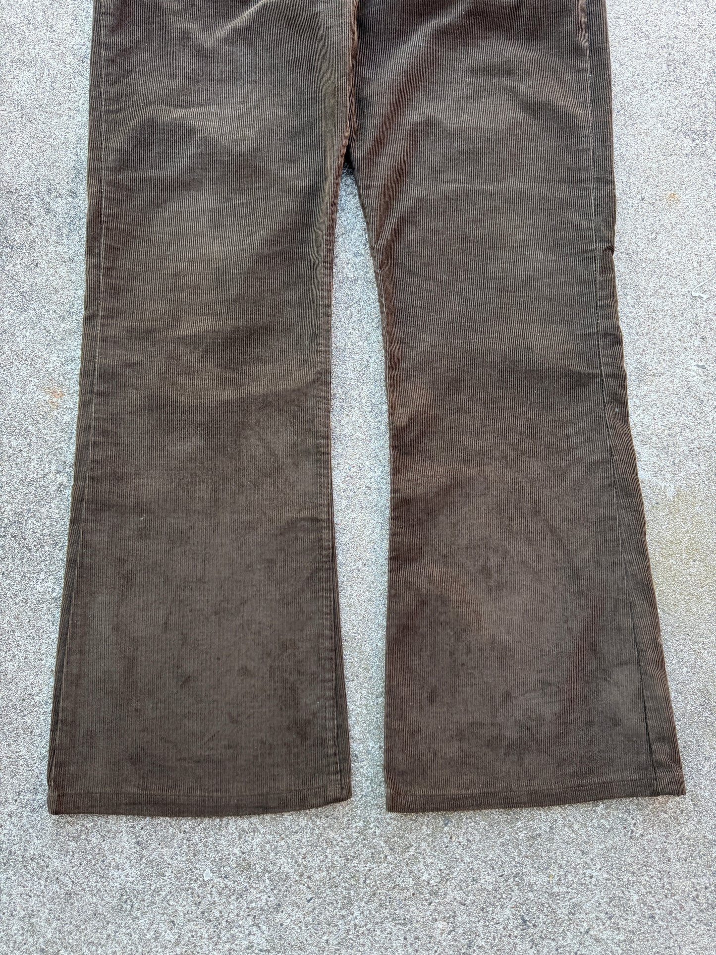 1970s Levis Corduroy Brown Flared Pants