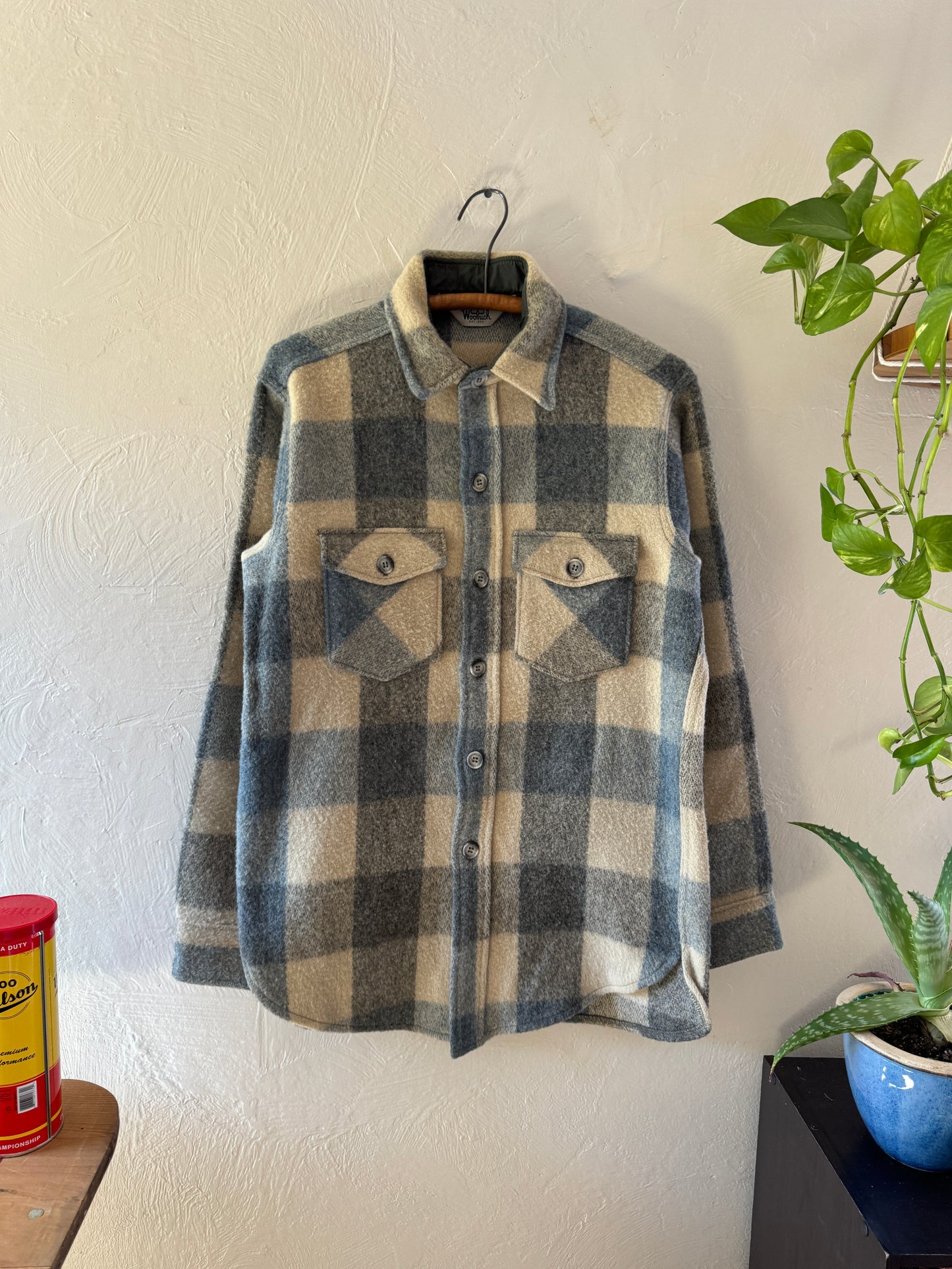 1970s Woolrich Plaid Flannel Button Up