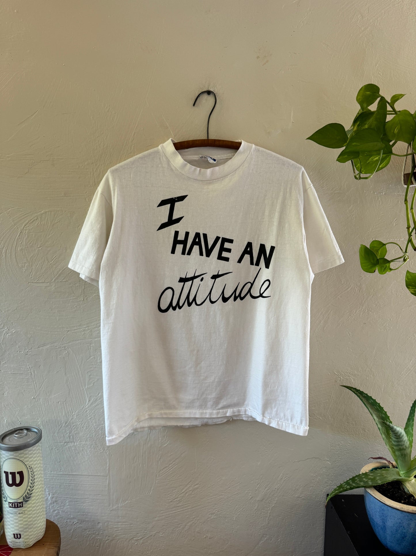 1980s I Have An Attitude Quote Parody T-Shirt