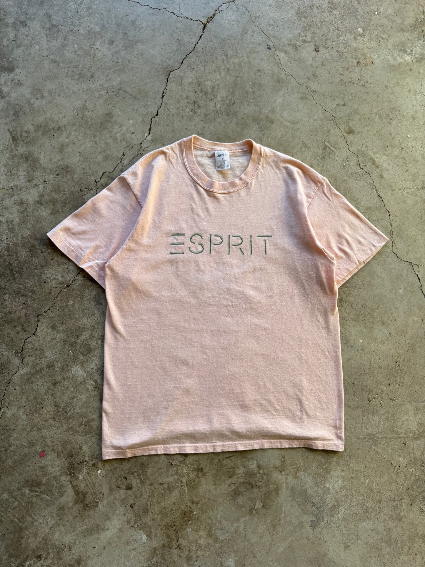 1990s Esprit Spell Out T-Shirt