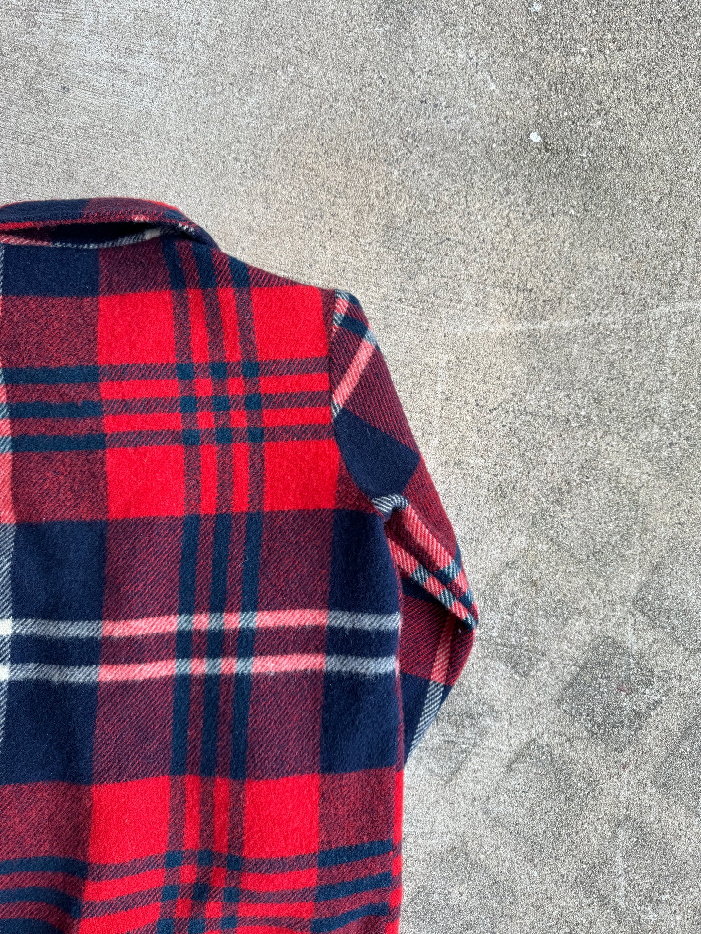 1950s Wool Plaid Flannel