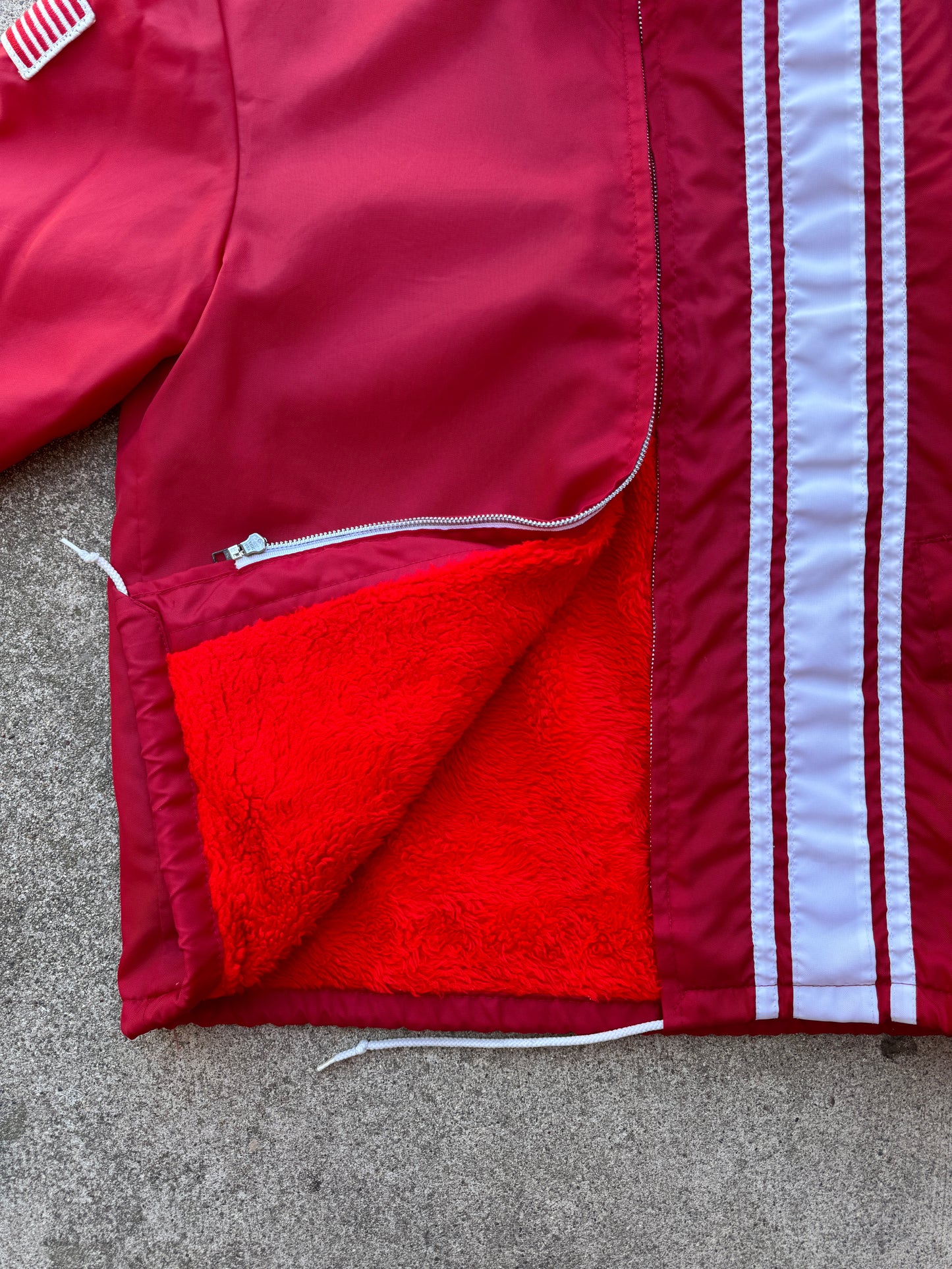 1980s Racing Fleece Lined Jacket