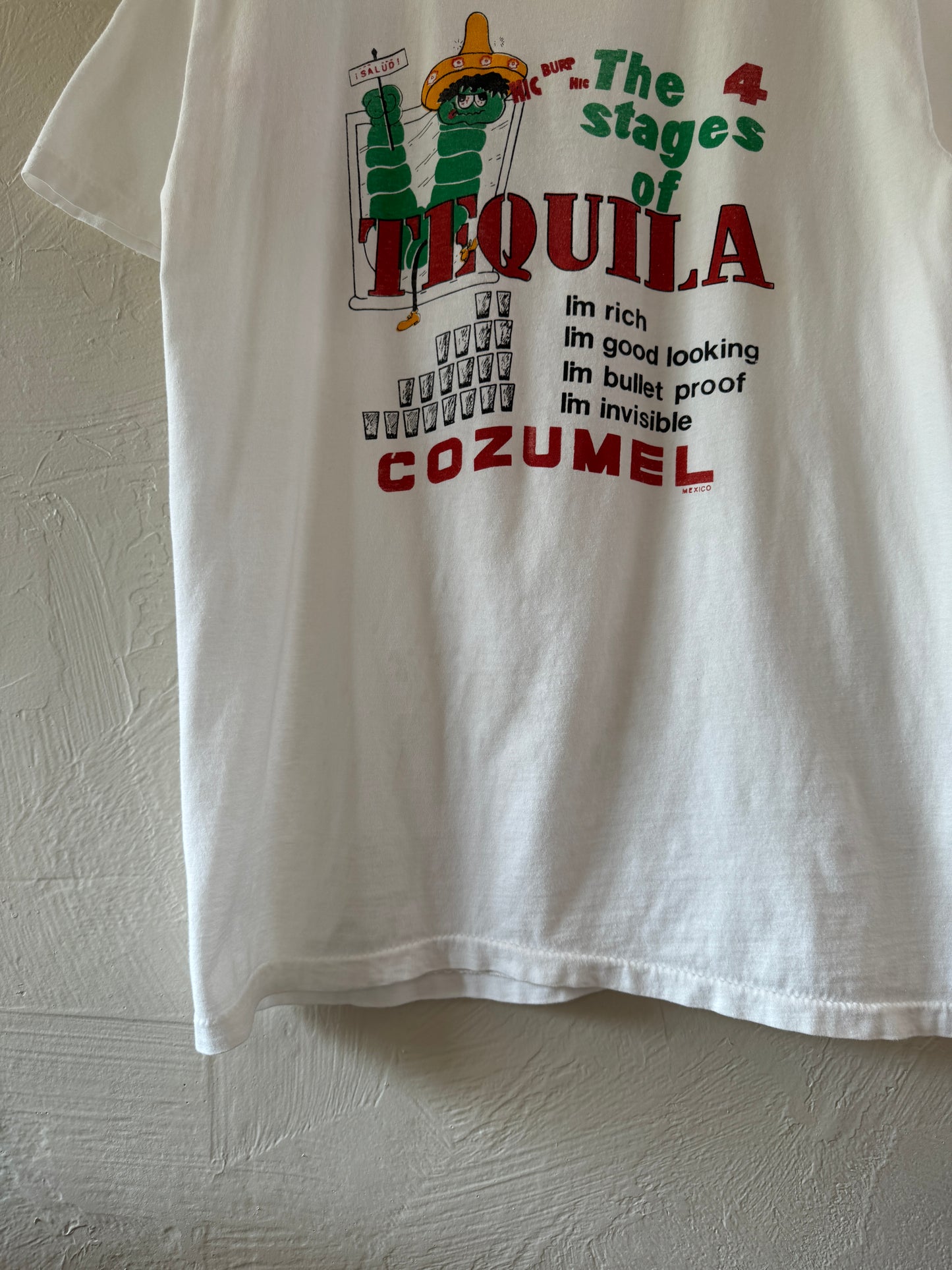 1990s Tequila Alcohol Mexico Parody T-Shirt