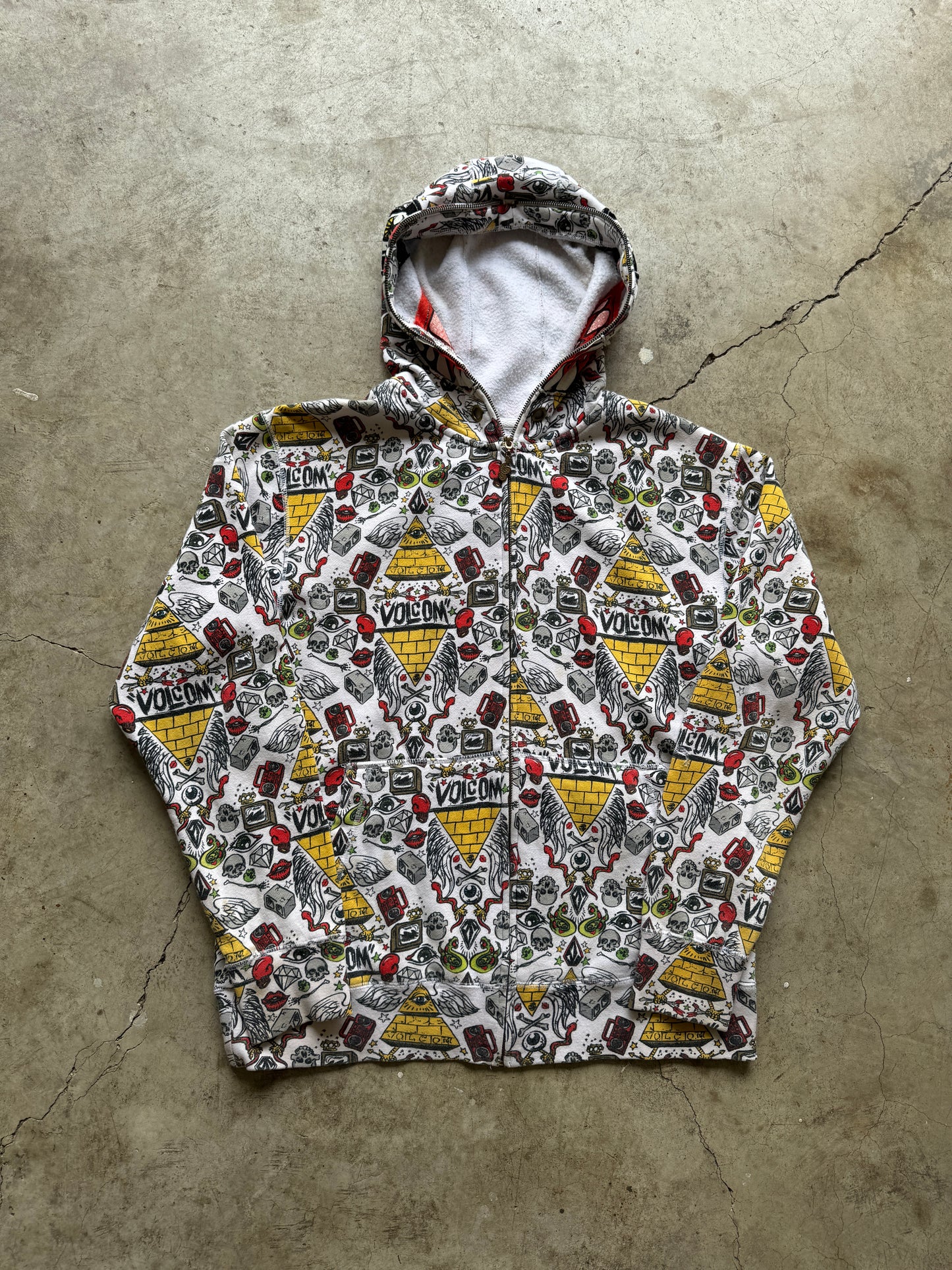 Y2K Volcom X Ryan Sheckler Jesse Pinkman AOP Jacket Hoodie