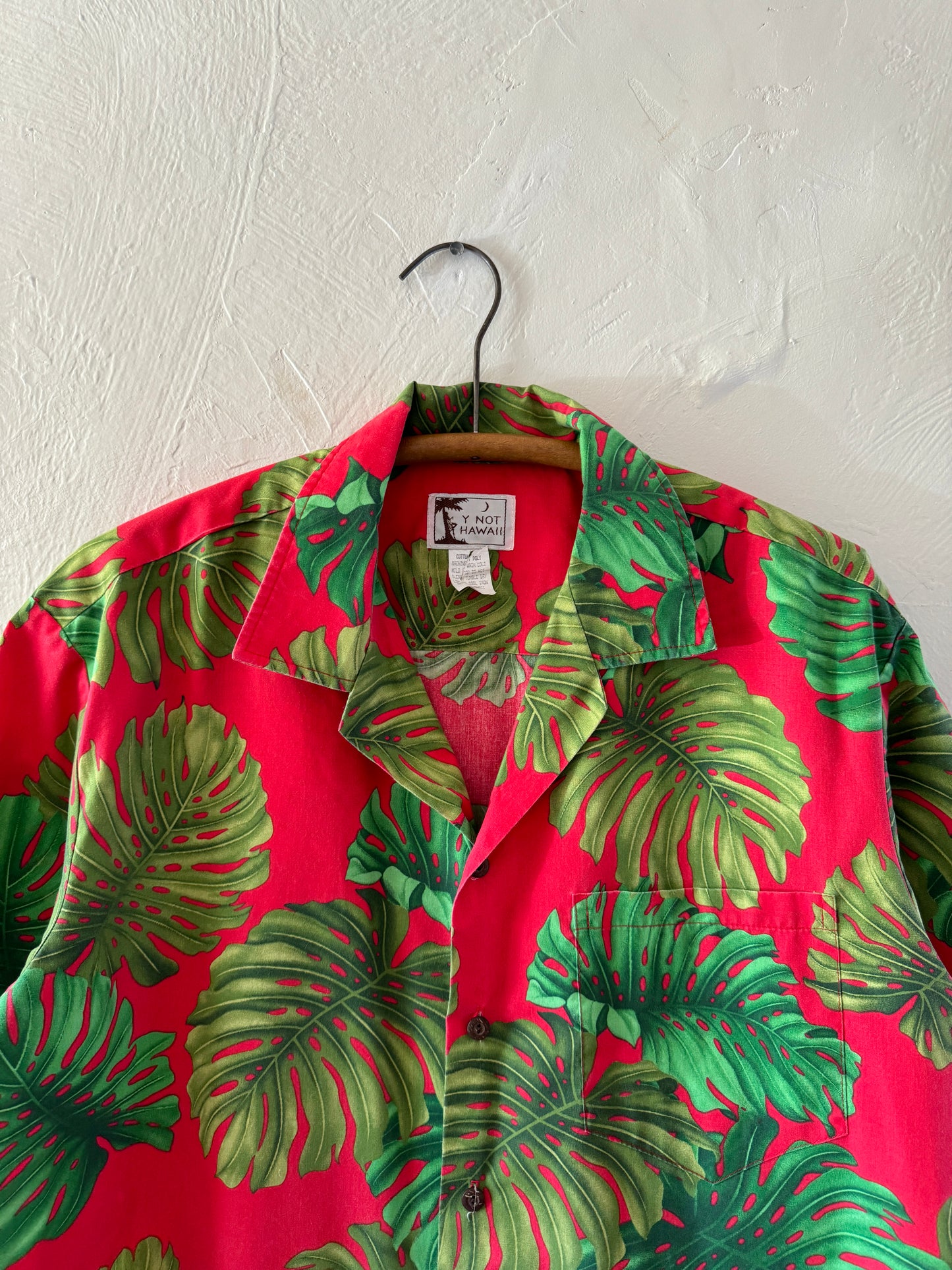 1980/90s Floral Print Hawaiian Button Up Shirt