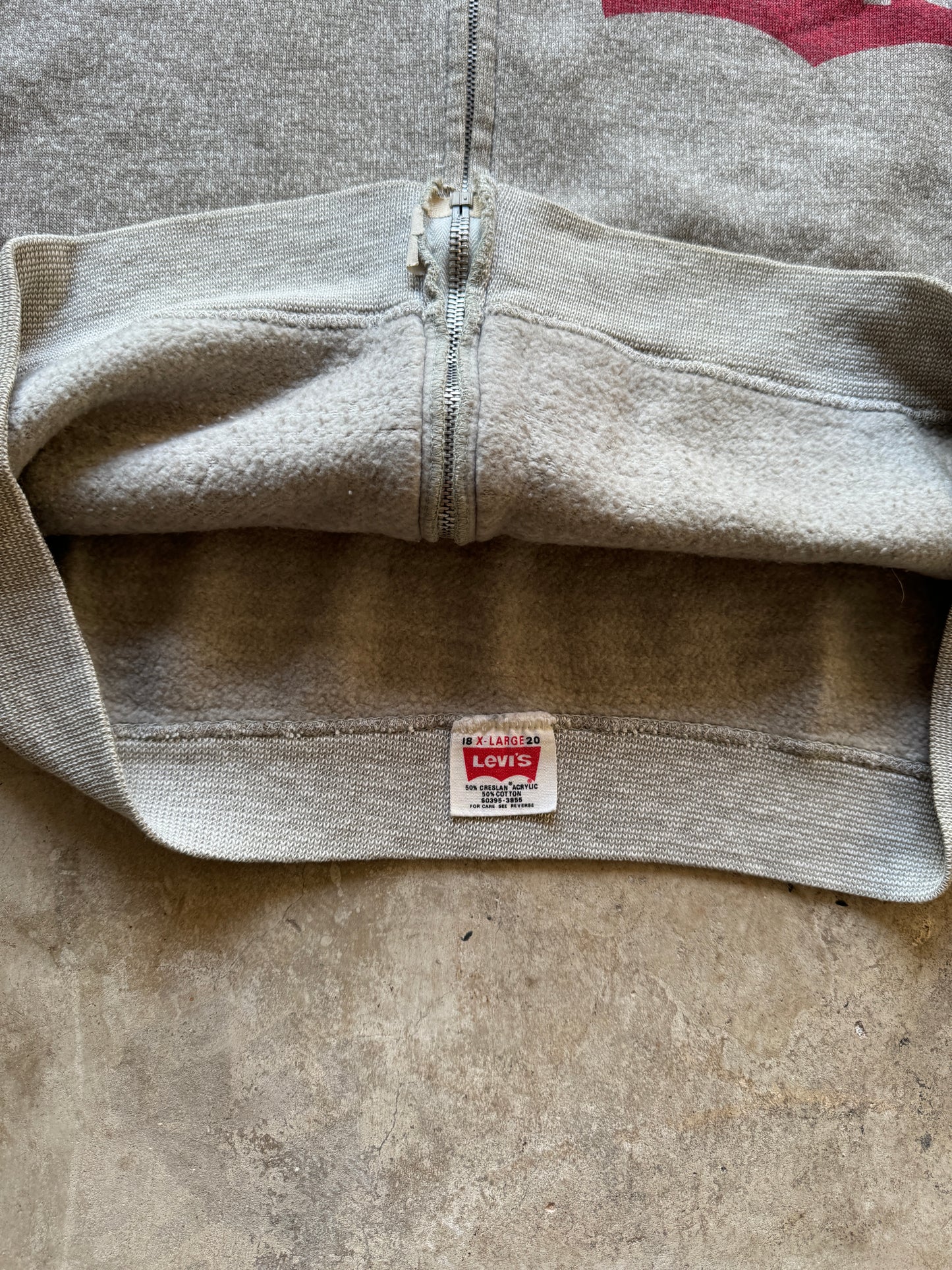 1970s Levis Zip Up Hoodie