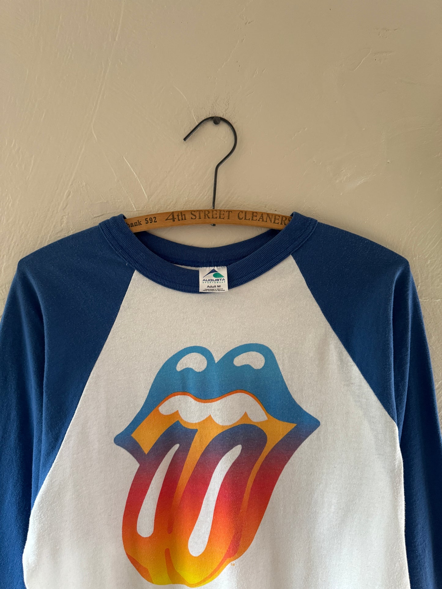 2002 Rolling Stones Band Raglan T-Shirt