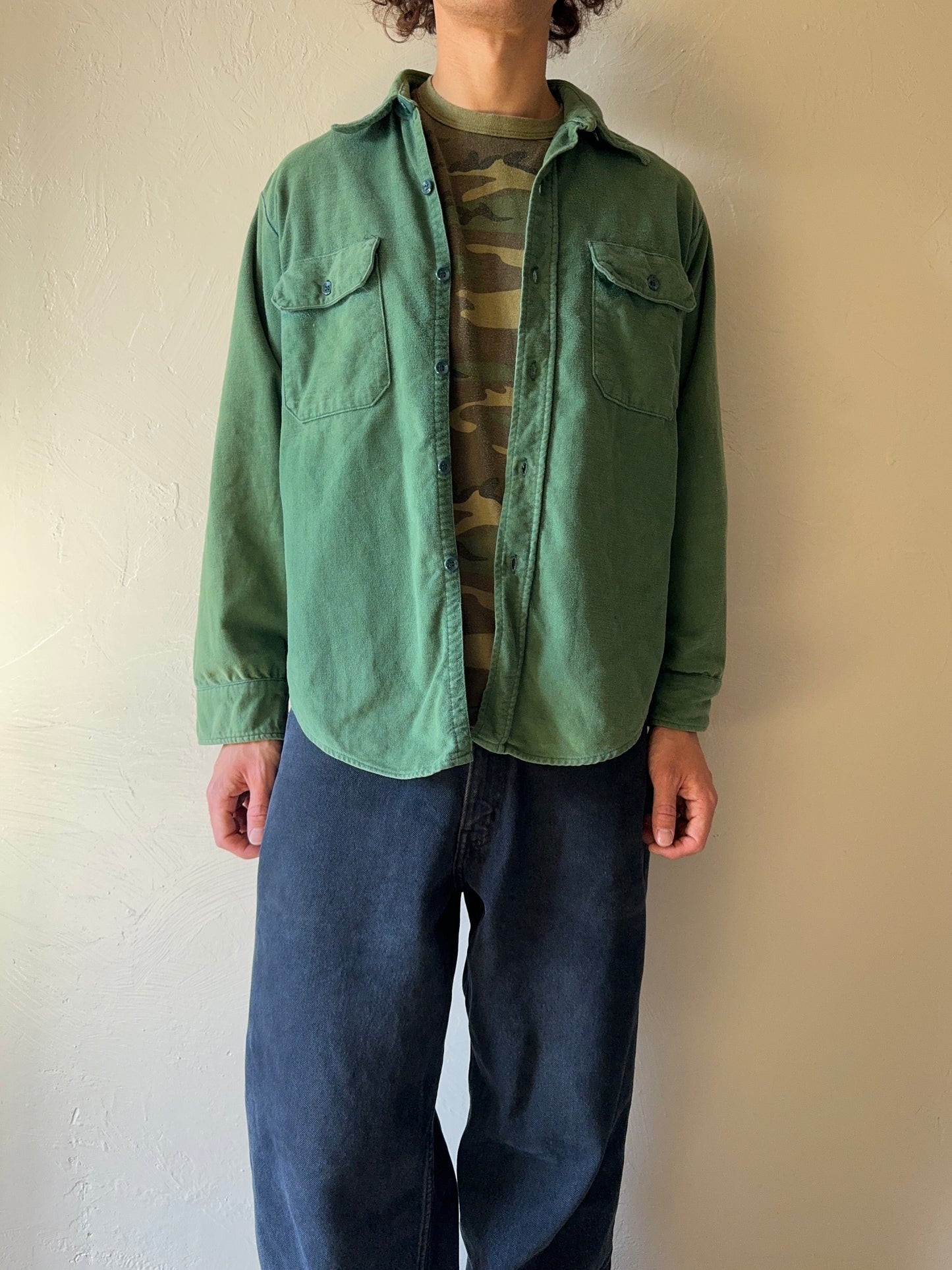 1980/90s Camouflage Long Sleeve T-Shirt