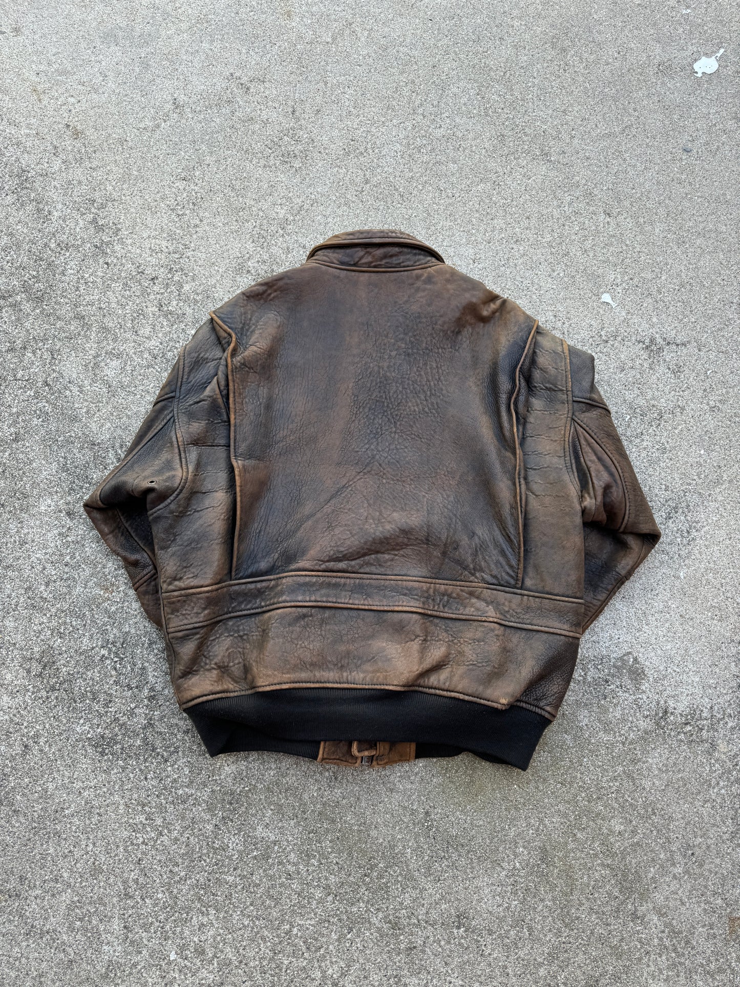 1980s G-2 US Navy Bomber Leather Jacket