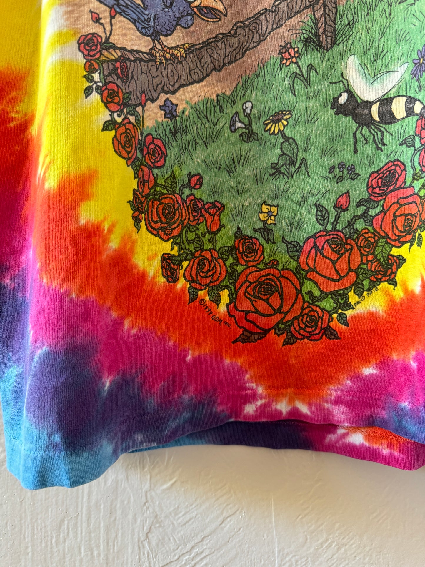 1990s Grateful Dead Summer Tour Tie Dye T-Shirt