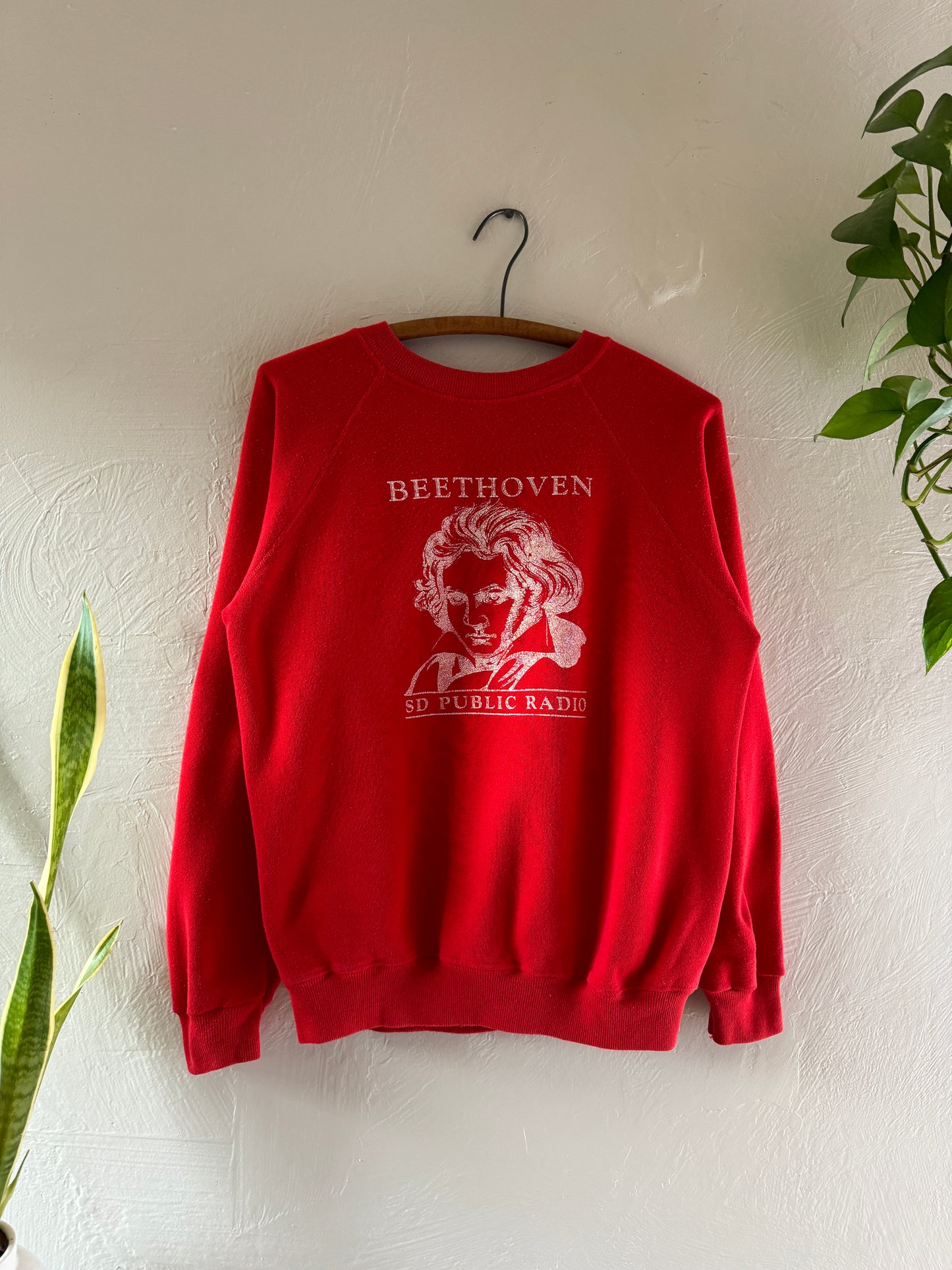 1980s Beethoven Raglan Sweater