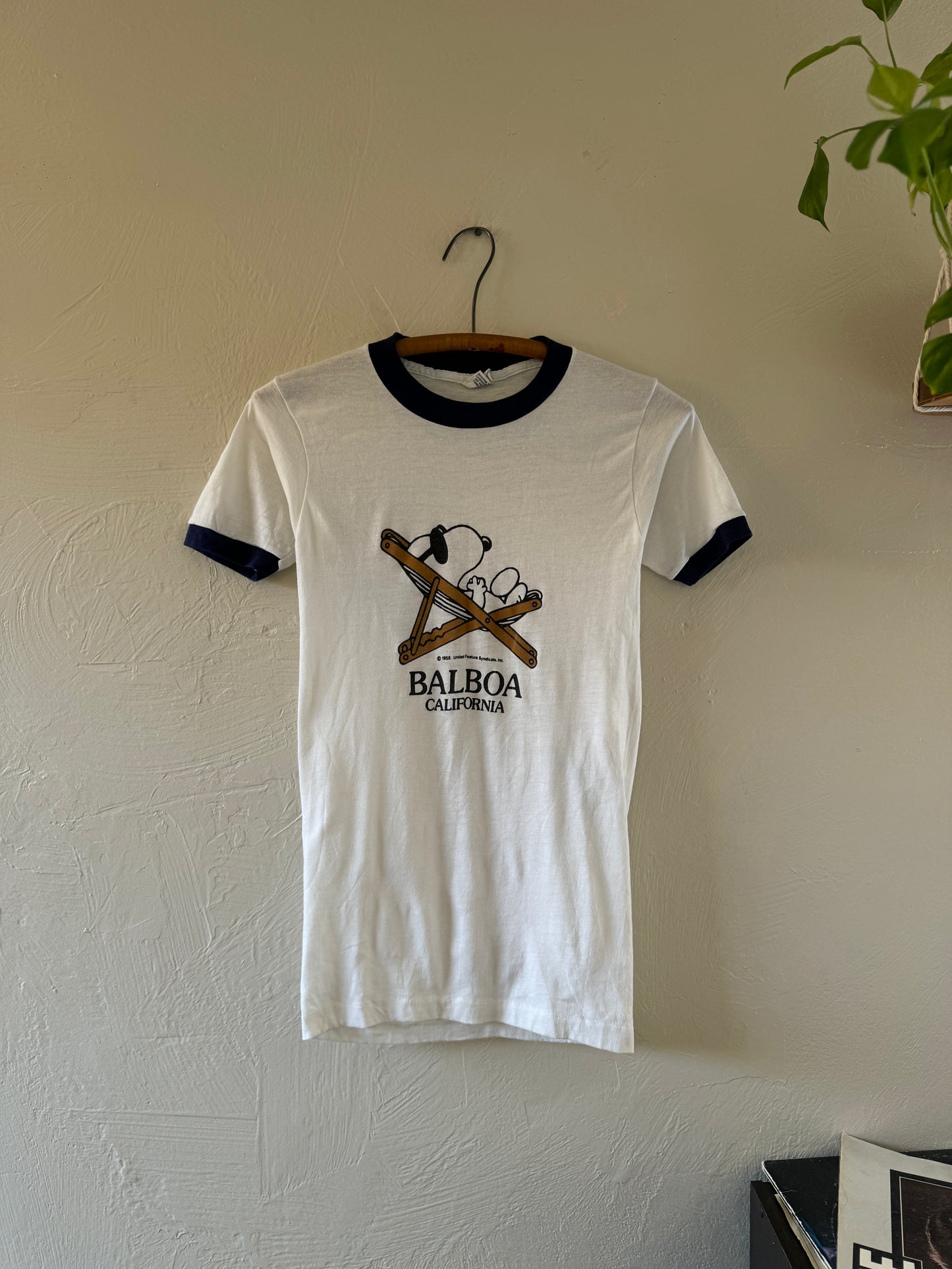 1980s Snoopy Balboa California Ringer T-Shirt