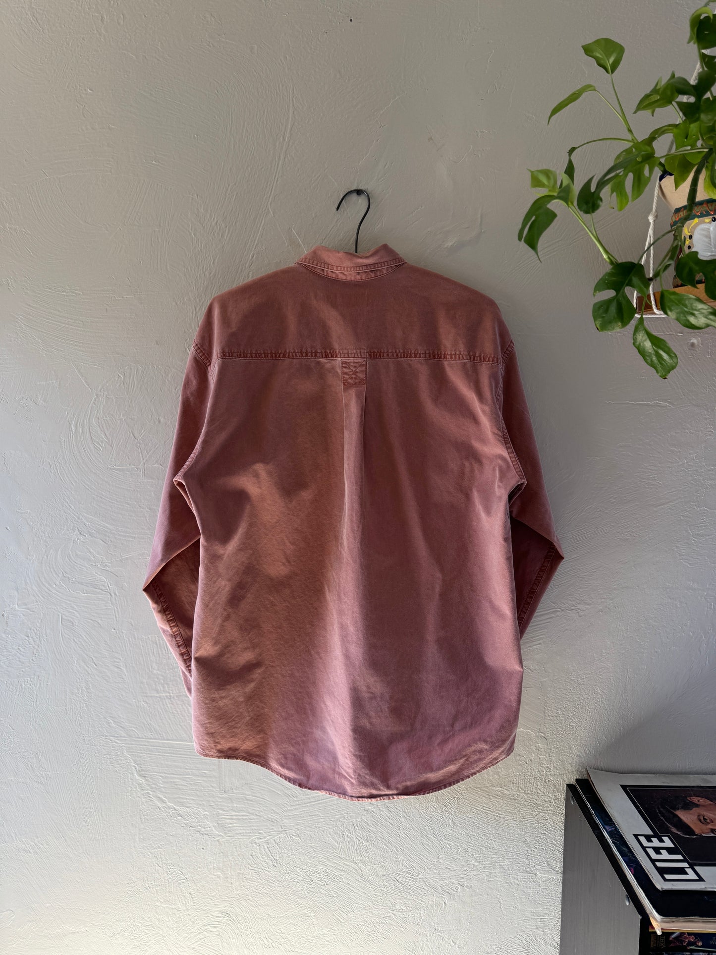 1970/80s LL Bean Burgundy Button Down Shirt