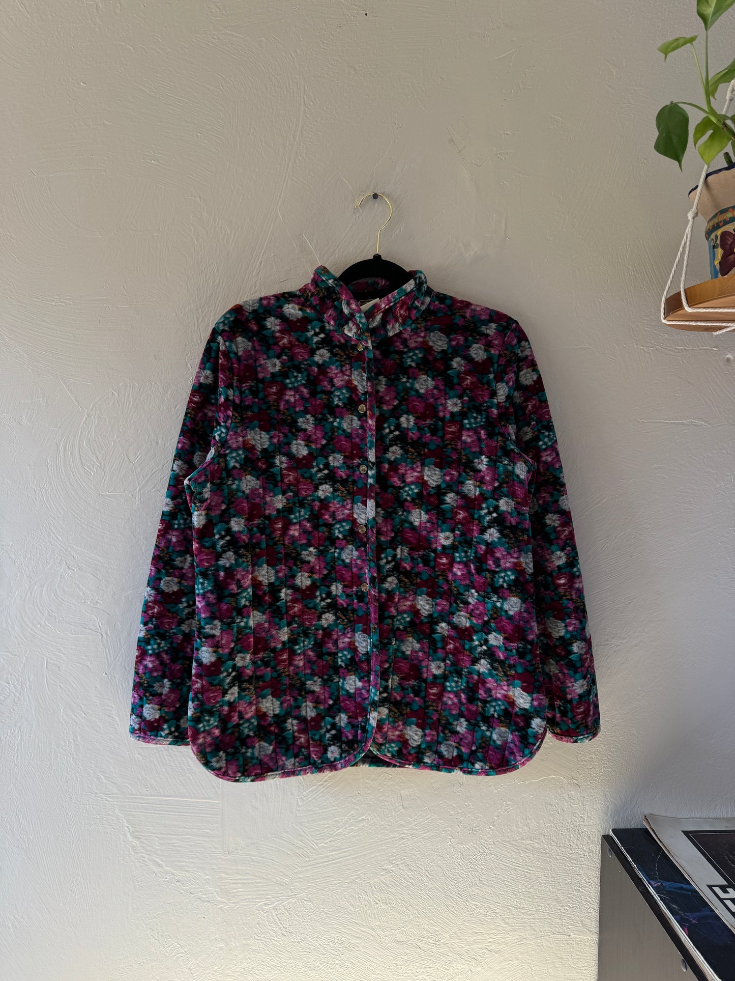 1960s Velvet Floral Jacket