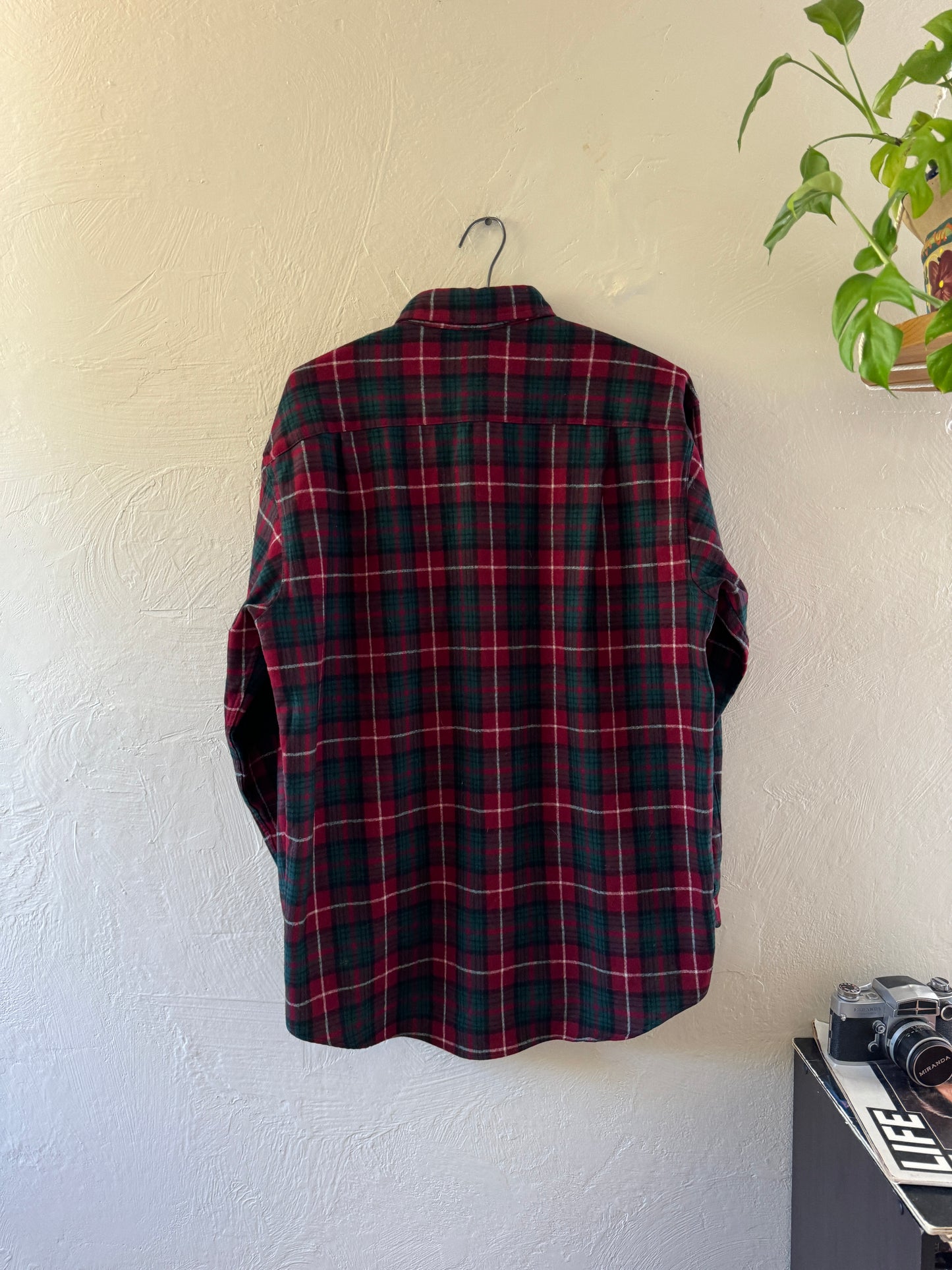 1990s Pendleton Wool Plaid Flannel Shirt