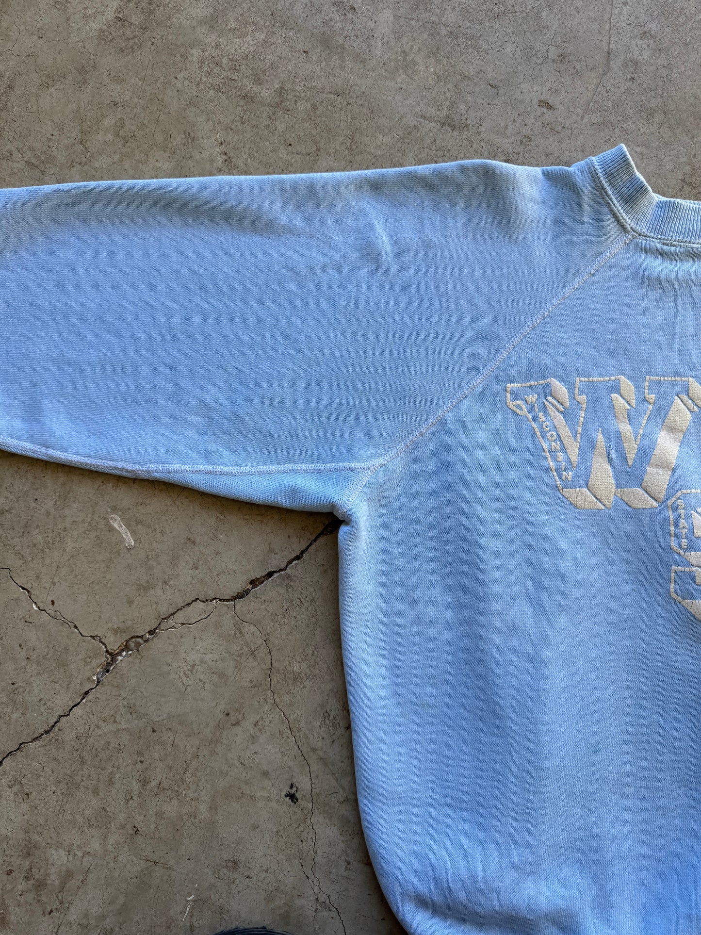 1960s Wisconsin State University Raglan Sweater